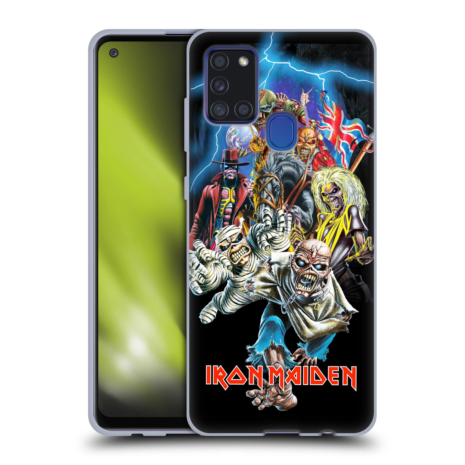 Silikonové pouzdro na mobil Samsung Galaxy A21s - Head Case - Iron Maiden - Best Of Beast (Silikonový kryt, obal, pouzdro na mobilní telefon Samsung Galaxy A21s SM-A217F s motivem Iron Maiden - Best Of Beast)