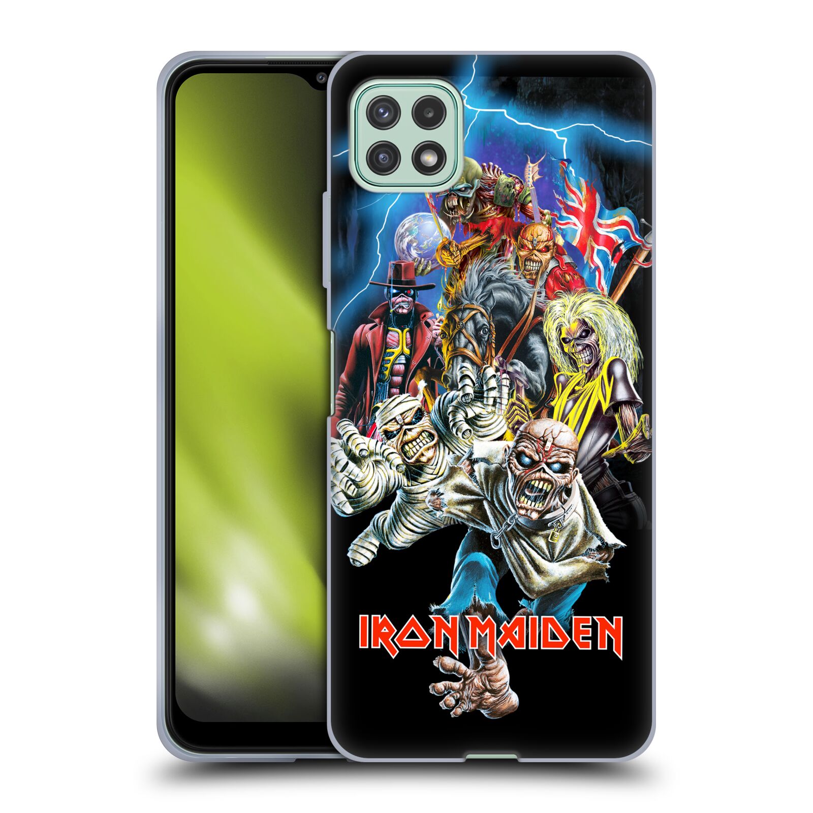 Silikonové pouzdro na mobil Samsung Galaxy A22 5G - Head Case - Iron Maiden - Best Of Beast - VÝPRODEJ