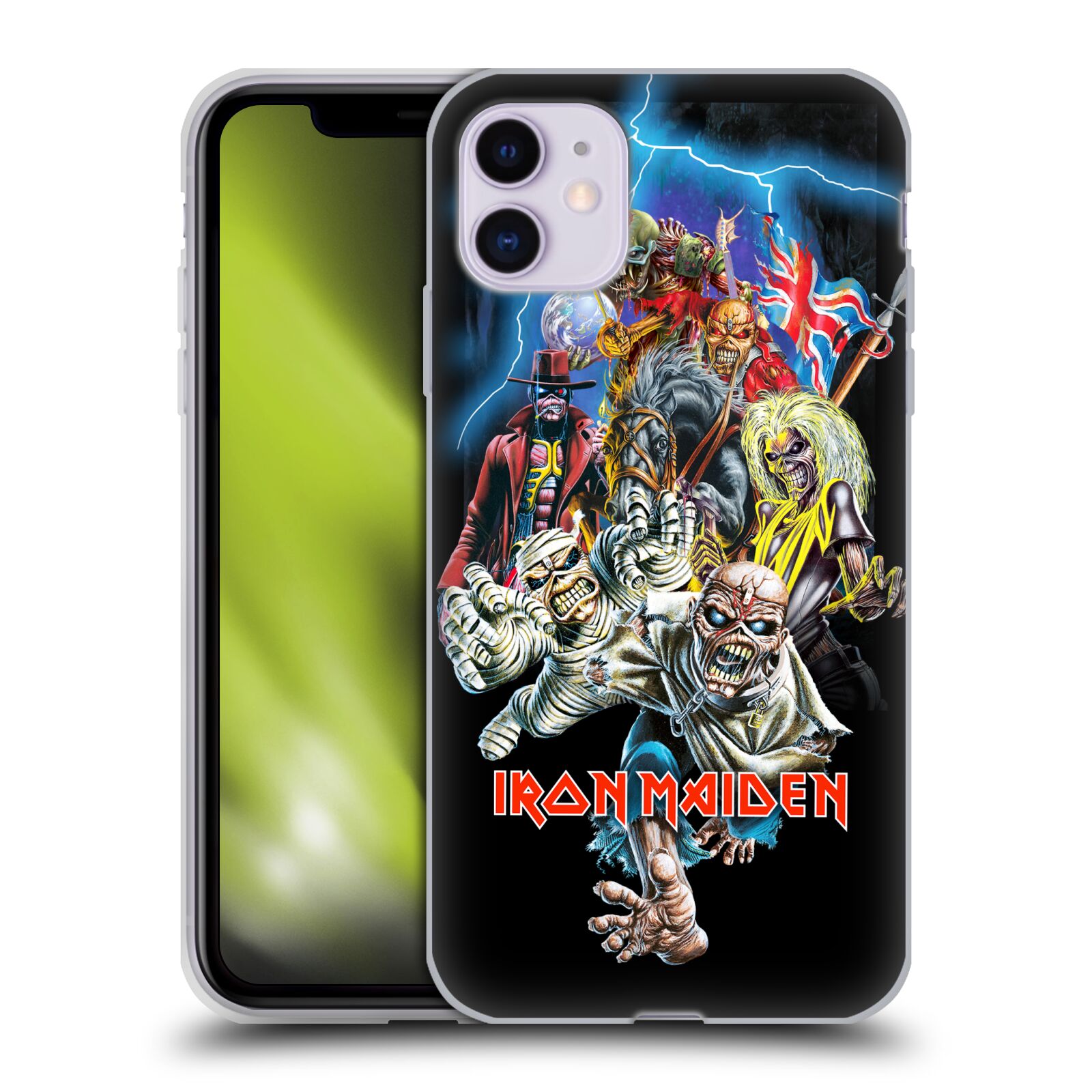 Silikonové pouzdro na mobil Apple iPhone 11 - Head Case - Iron Maiden - Best Of Beast (Silikonový kryt, obal, pouzdro na mobilní telefon Apple iPhone 11 s displejem 6,1" s motivem Iron Maiden - Best Of Beast)