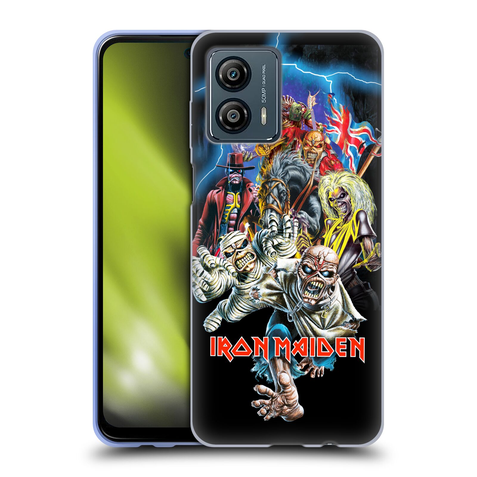 Silikonové pouzdro na mobil Motorola Moto G53 5G - Head Case - Iron Maiden - Best Of Beast (Silikonový kryt, obal, pouzdro na mobilní telefon Motorola Moto G53 5G s motivem Iron Maiden - Best Of Beast)