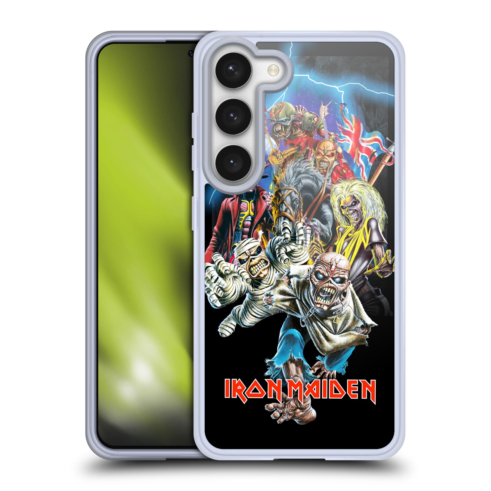 Silikonové pouzdro na mobil Samsung Galaxy S23 - Head Case - Iron Maiden - Best Of Beast (Silikonový kryt, obal, pouzdro na mobilní telefon Samsung Galaxy S23 s motivem Iron Maiden - Best Of Beast)