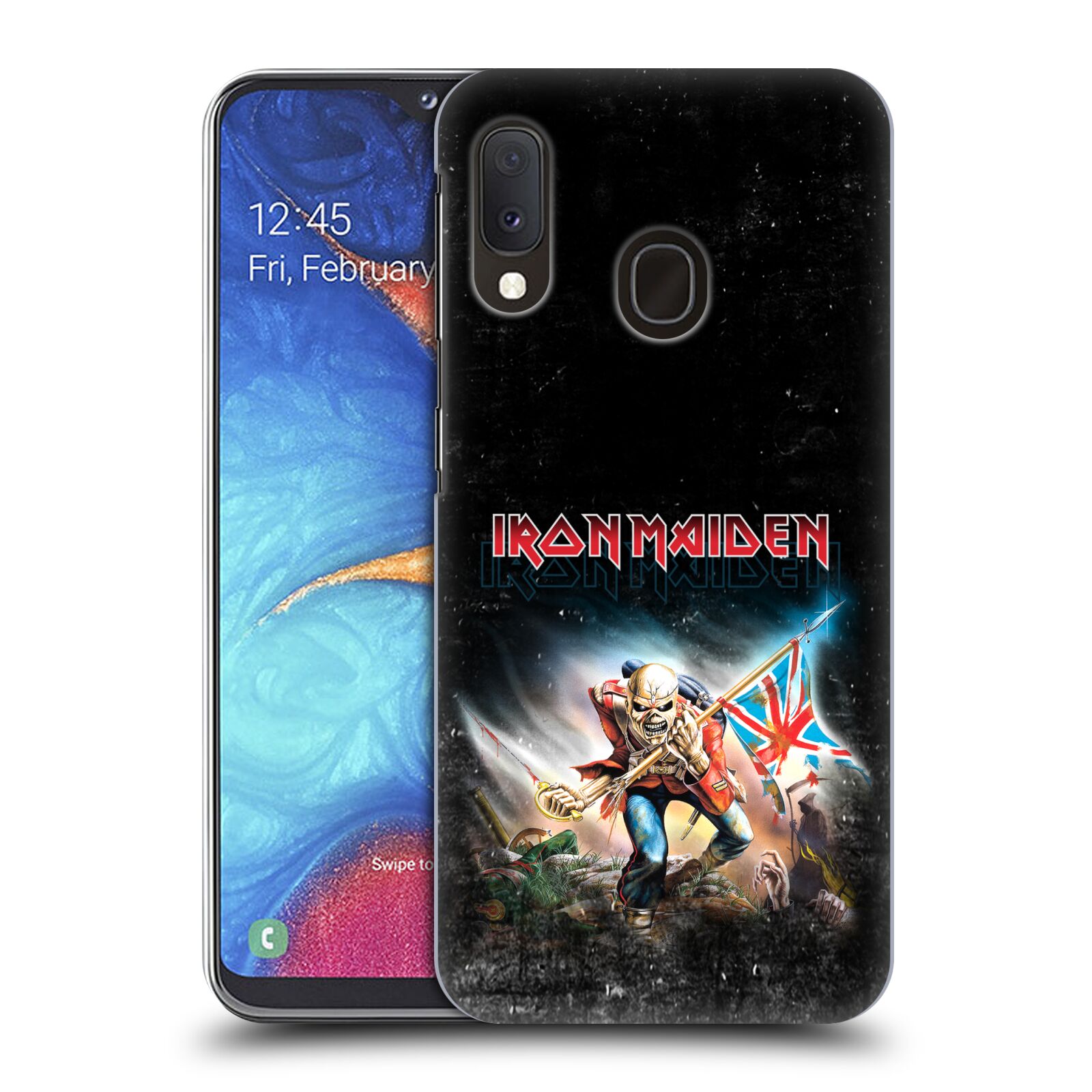 Plastové pouzdro na mobil Samsung Galaxy A20e - Head Case - Iron Maiden - Trooper 2016