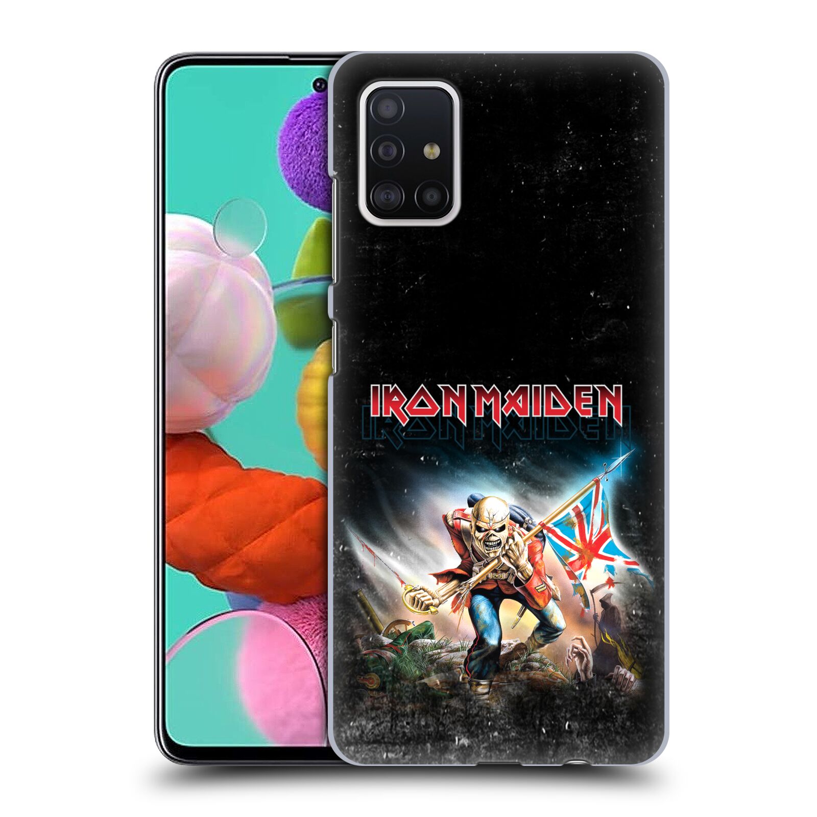 Plastové pouzdro na mobil Samsung Galaxy A51 - Head Case - Iron Maiden - Trooper 2016 (Plastový kryt, pouzdro, obal na mobilní telefon Samsung Galaxy A51 A515F Dual SIM s motivem Iron Maiden - Trooper 2016)