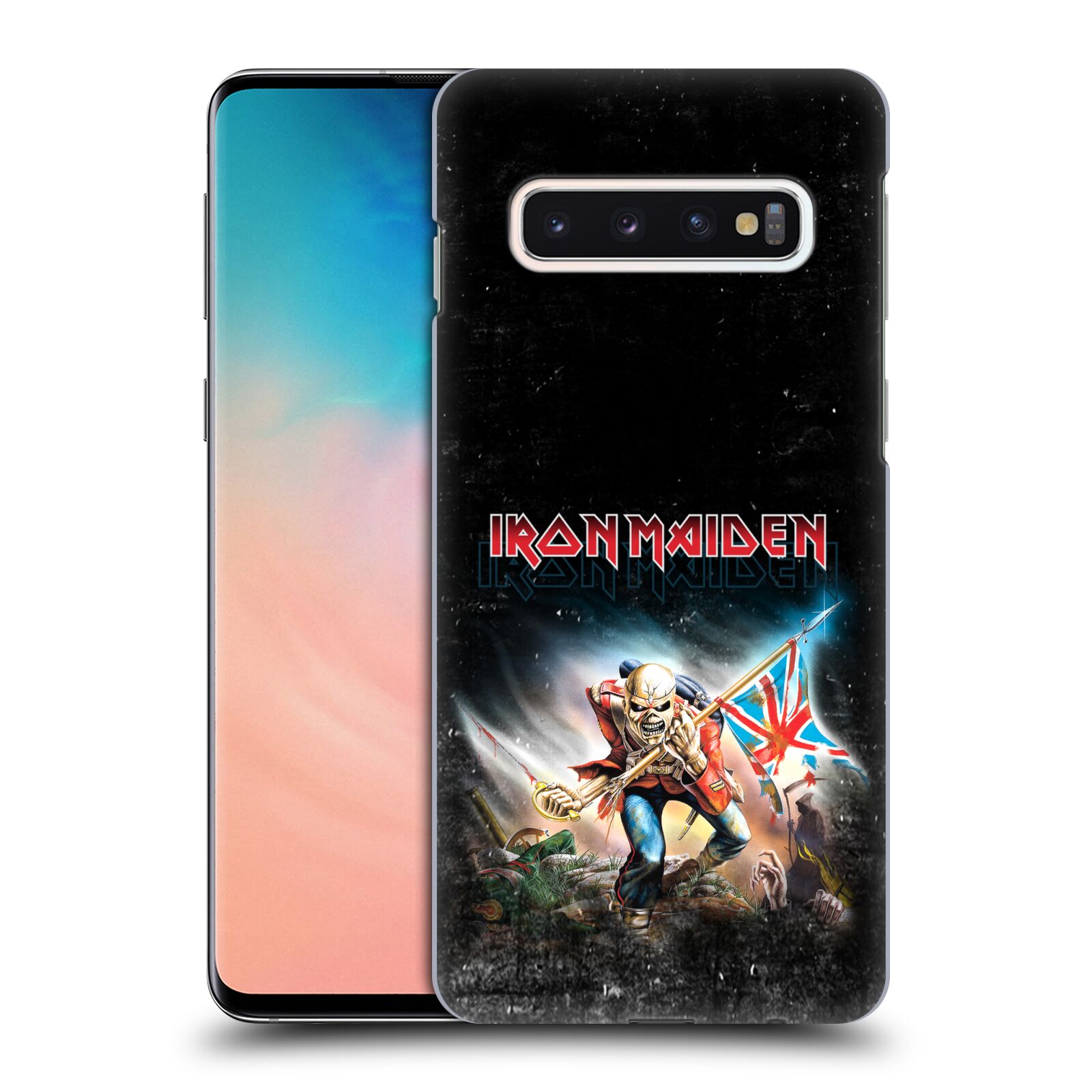 Plastové pouzdro na mobil Samsung Galaxy S10 - Head Case - Iron Maiden - Trooper 2016