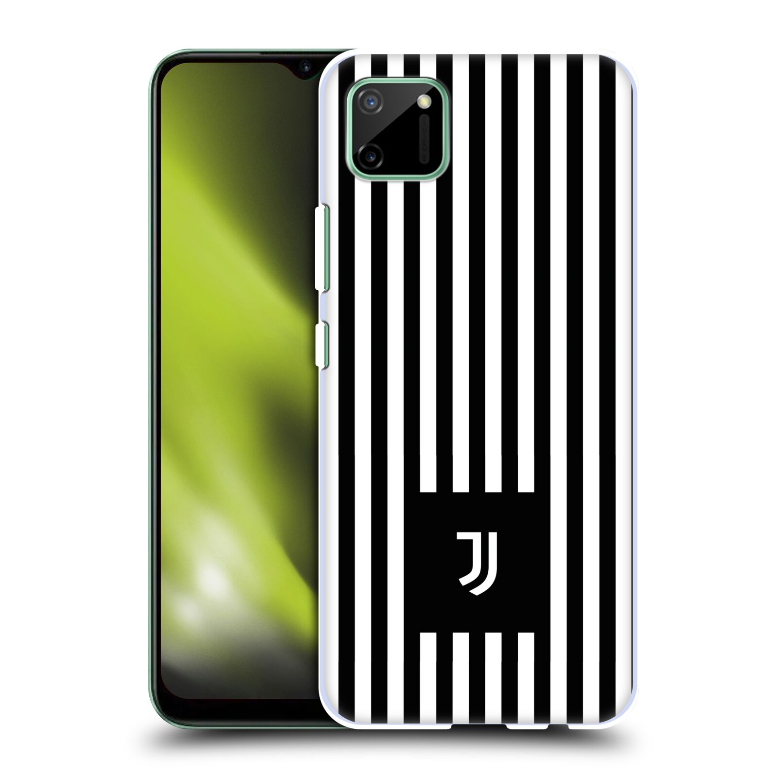 Plastové pouzdro na mobil Realme C11 - Head Case - Juventus FC - Nové logo - Pruhy