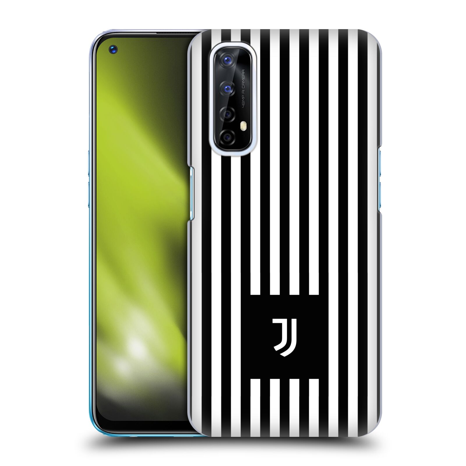 Plastové pouzdro na mobil Realme 7 - Head Case - Juventus FC - Nové logo - Pruhy