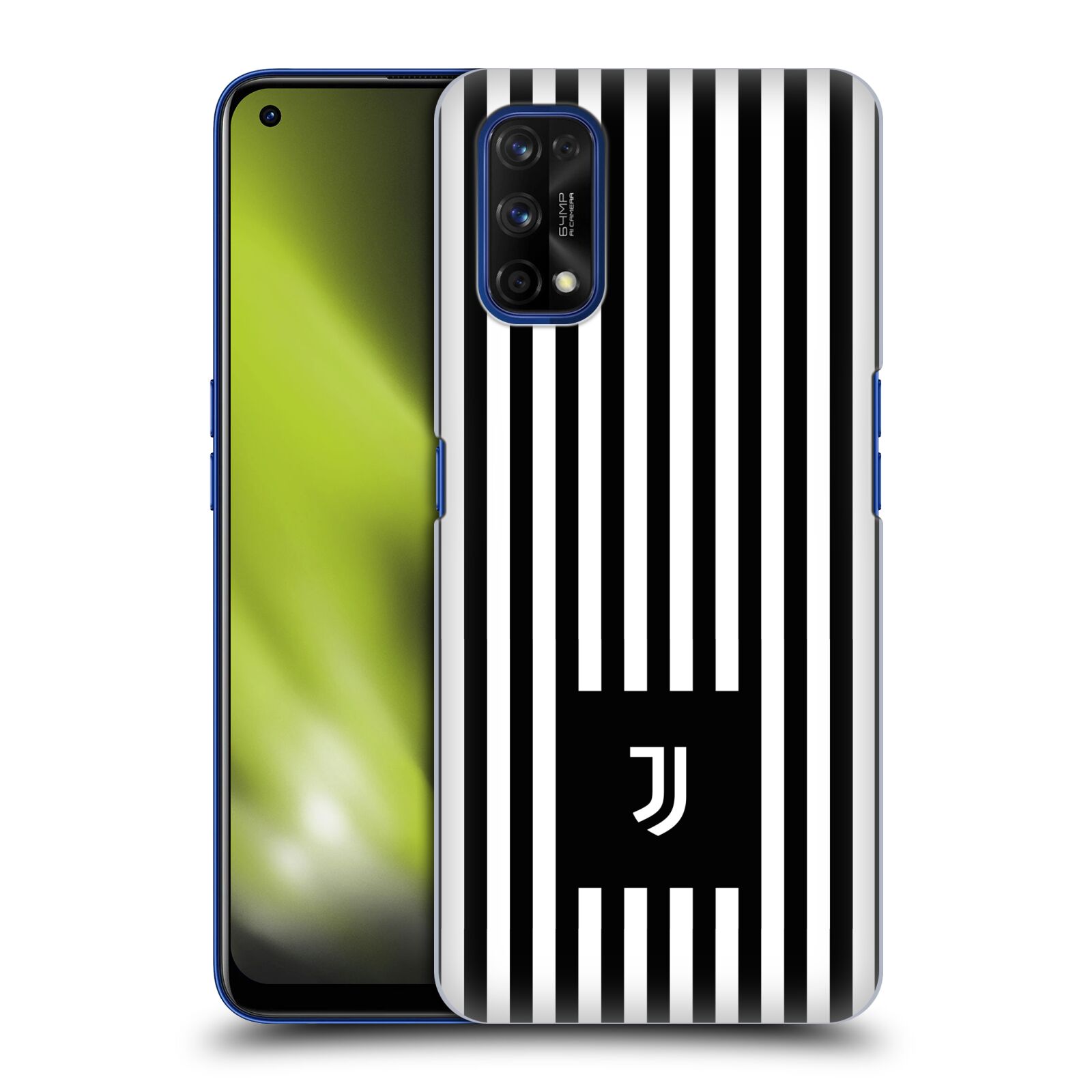Plastové pouzdro na mobil Realme 7 Pro - Head Case - Juventus FC - Nové logo - Pruhy