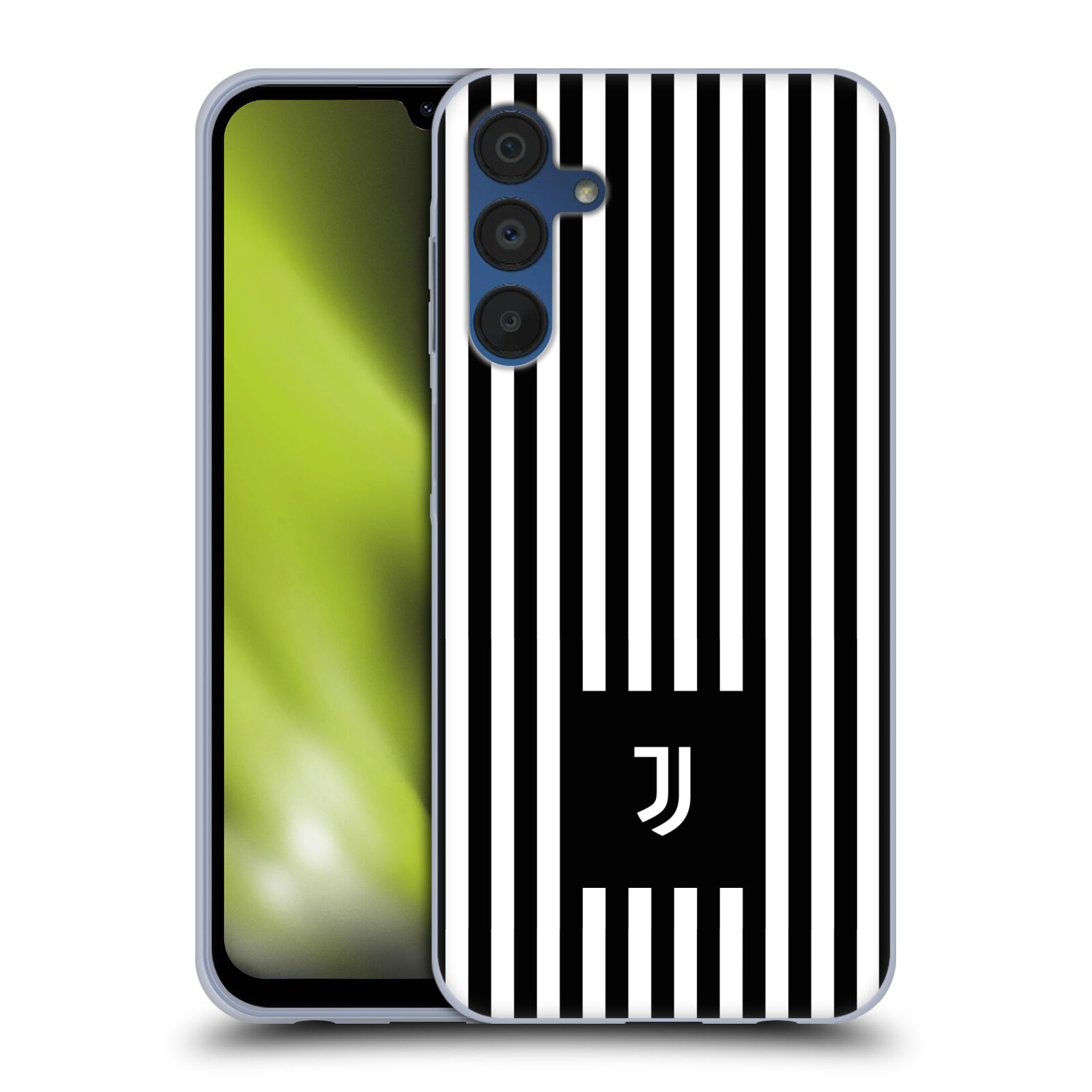 Silikonové pouzdro na mobil Samsung Galaxy A15 / A15 5G - Head Case - Juventus FC - Nové logo - Pruhy (Silikonový kryt, obal, pouzdro na mobilní telefon s motivem Juventus FC - Nové logo - Pruhy pro Samsung Galaxy A15 / A15 5G)