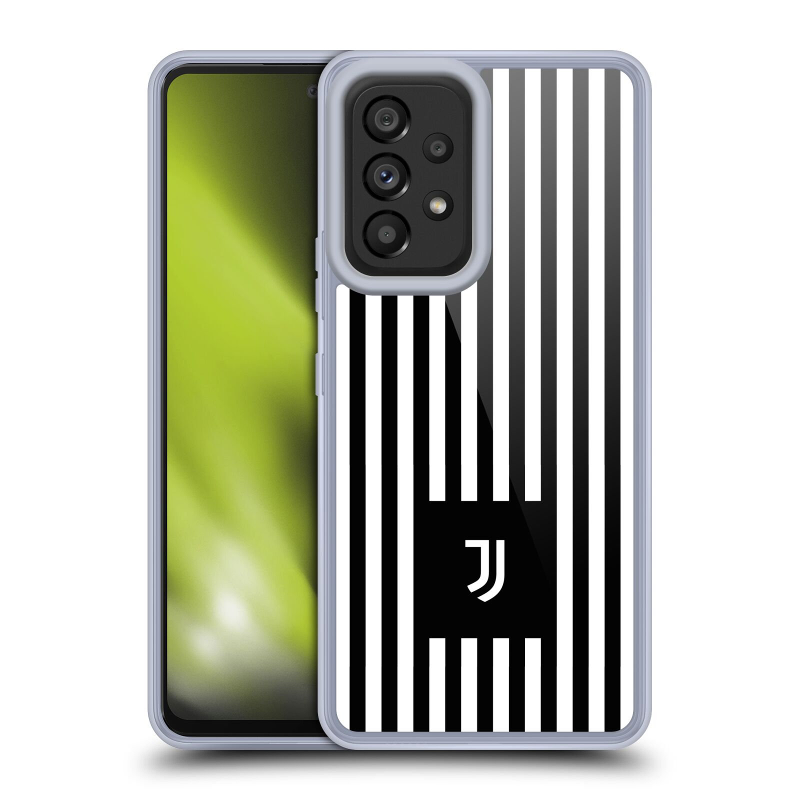 Silikonové pouzdro na mobil Samsung Galaxy A53 5G - Head Case - Juventus FC - Nové logo - Pruhy (Silikonový kryt, obal, pouzdro na mobilní telefon s motivem Juventus FC - Nové logo - Pruhy pro Samsung Galaxy A53 5G)