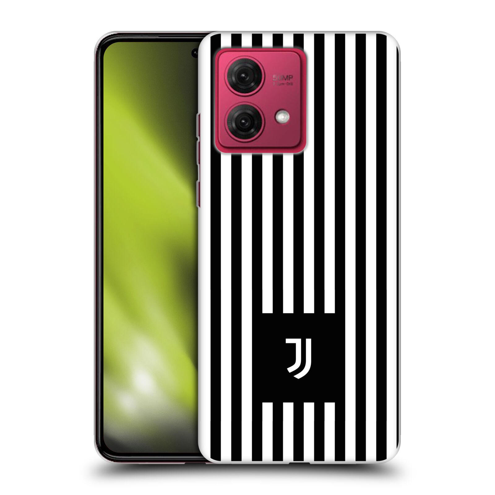 Silikonové pouzdro na mobil Motorola Moto G84 5G - Head Case - Juventus FC - Nové logo - Pruhy (Silikonový kryt, obal, pouzdro na mobilní telefon s motivem Juventus FC - Nové logo - Pruhy pro Motorola Moto G84 5G)
