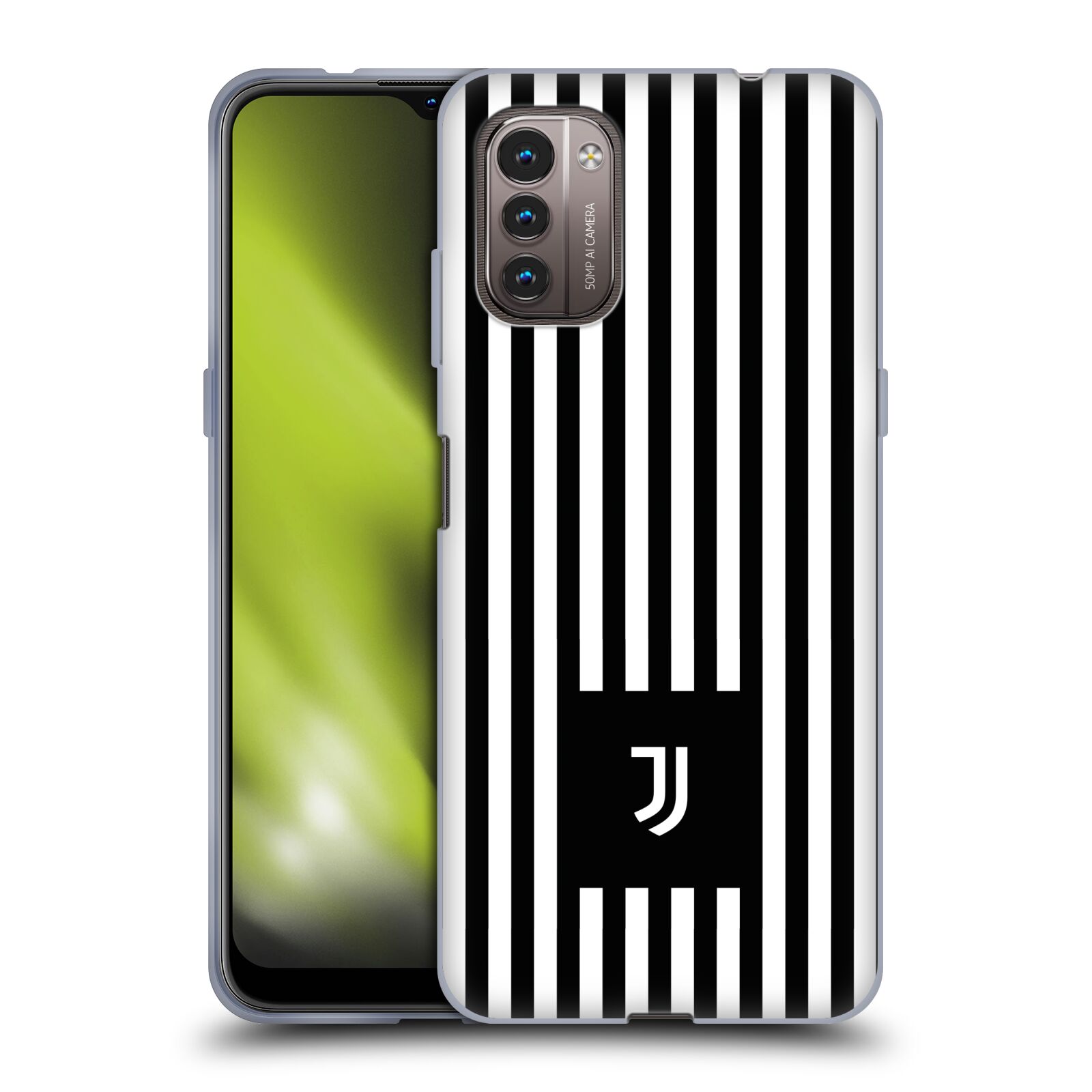 Silikonové pouzdro na mobil Nokia G11 / G21 - Head Case - Juventus FC - Nové logo - Pruhy