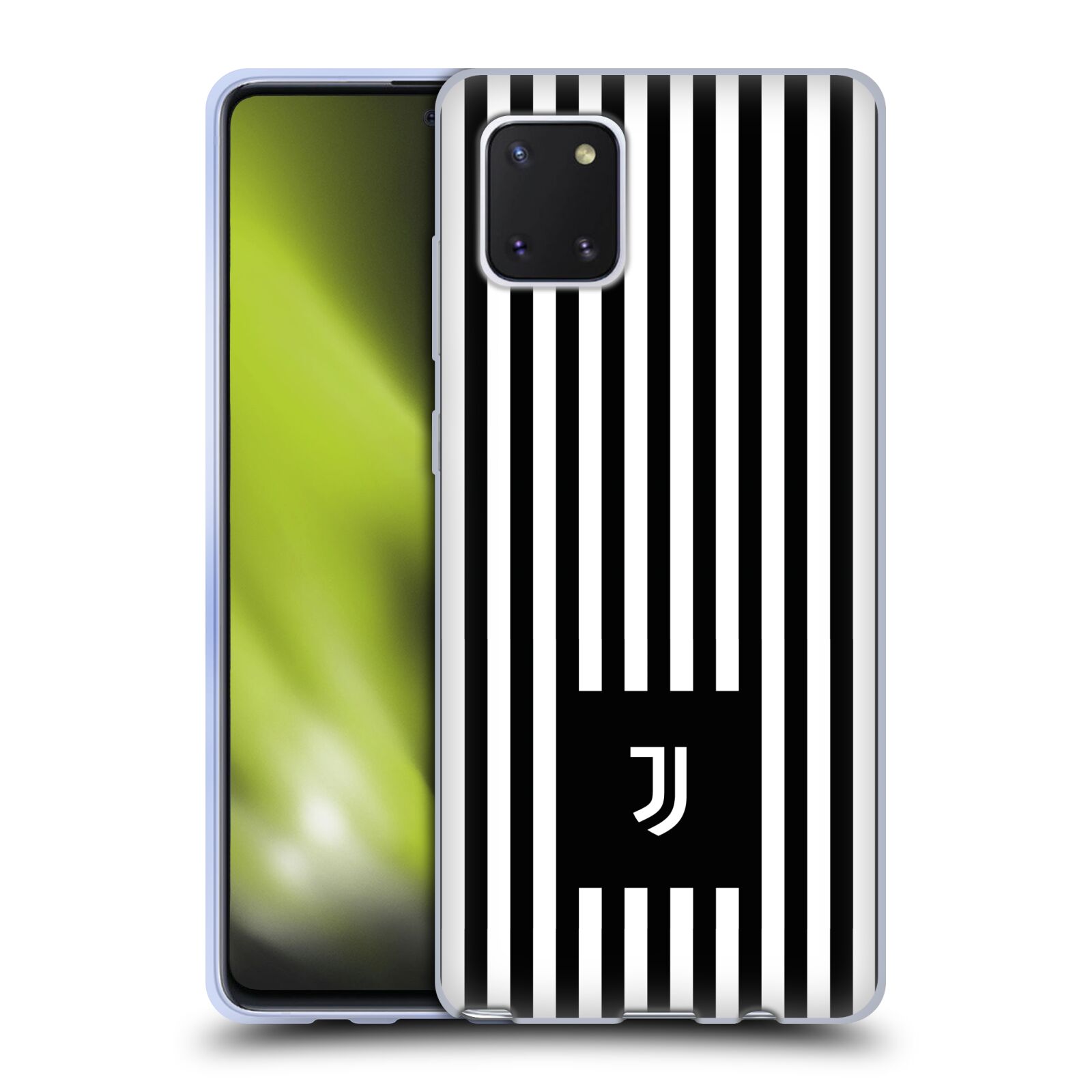 Silikonové pouzdro na mobil Samsung Galaxy Note 10 Lite - Head Case - Juventus FC - Nové logo - Pruhy