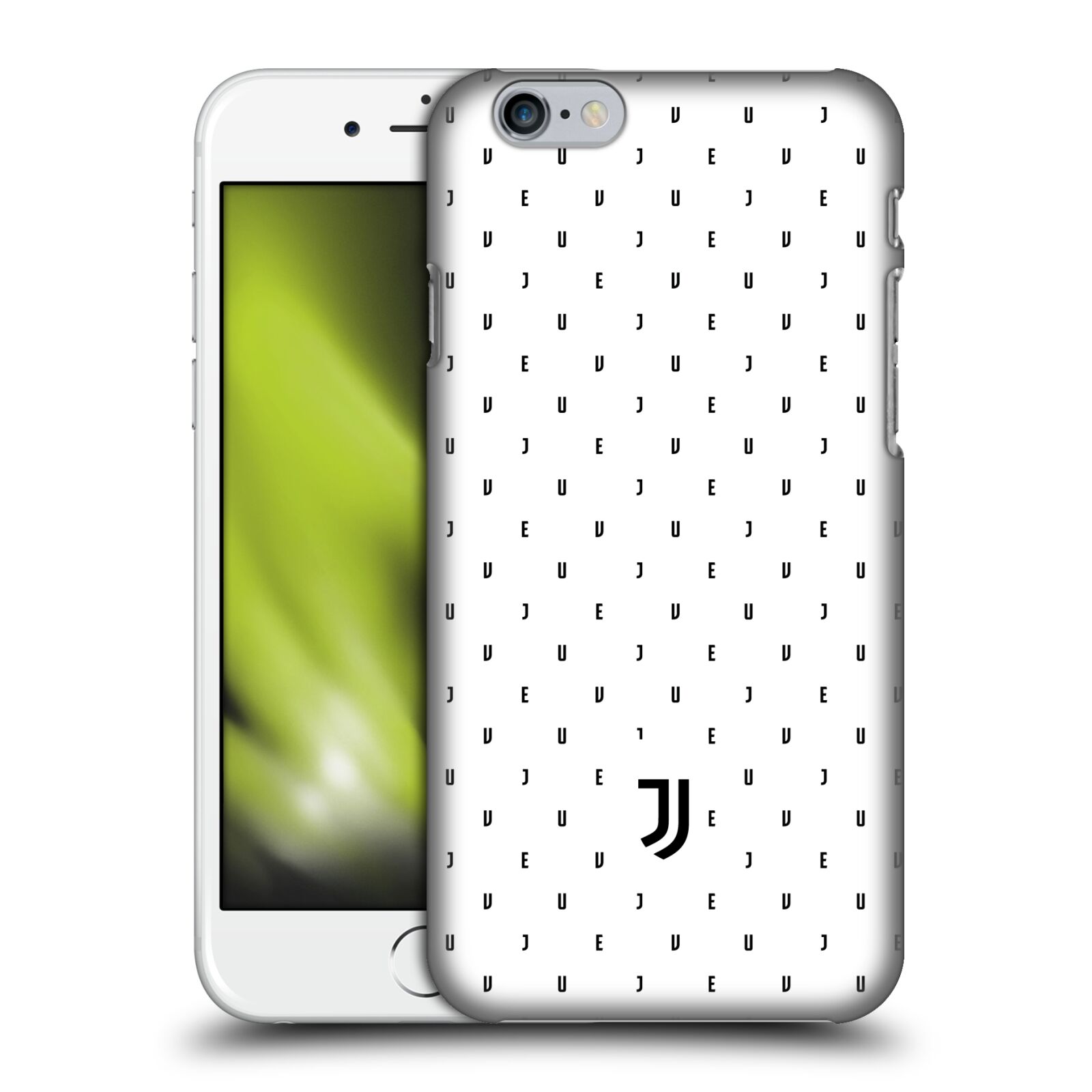 Plastové pouzdro na mobil Apple iPhone 6 - Head Case - Juventus FC - Nové logo - Decentní (Plastový kryt či obal na mobilní telefon s motivem Juventus FC - Nové logo - Decentní pro Apple iPhone 6)