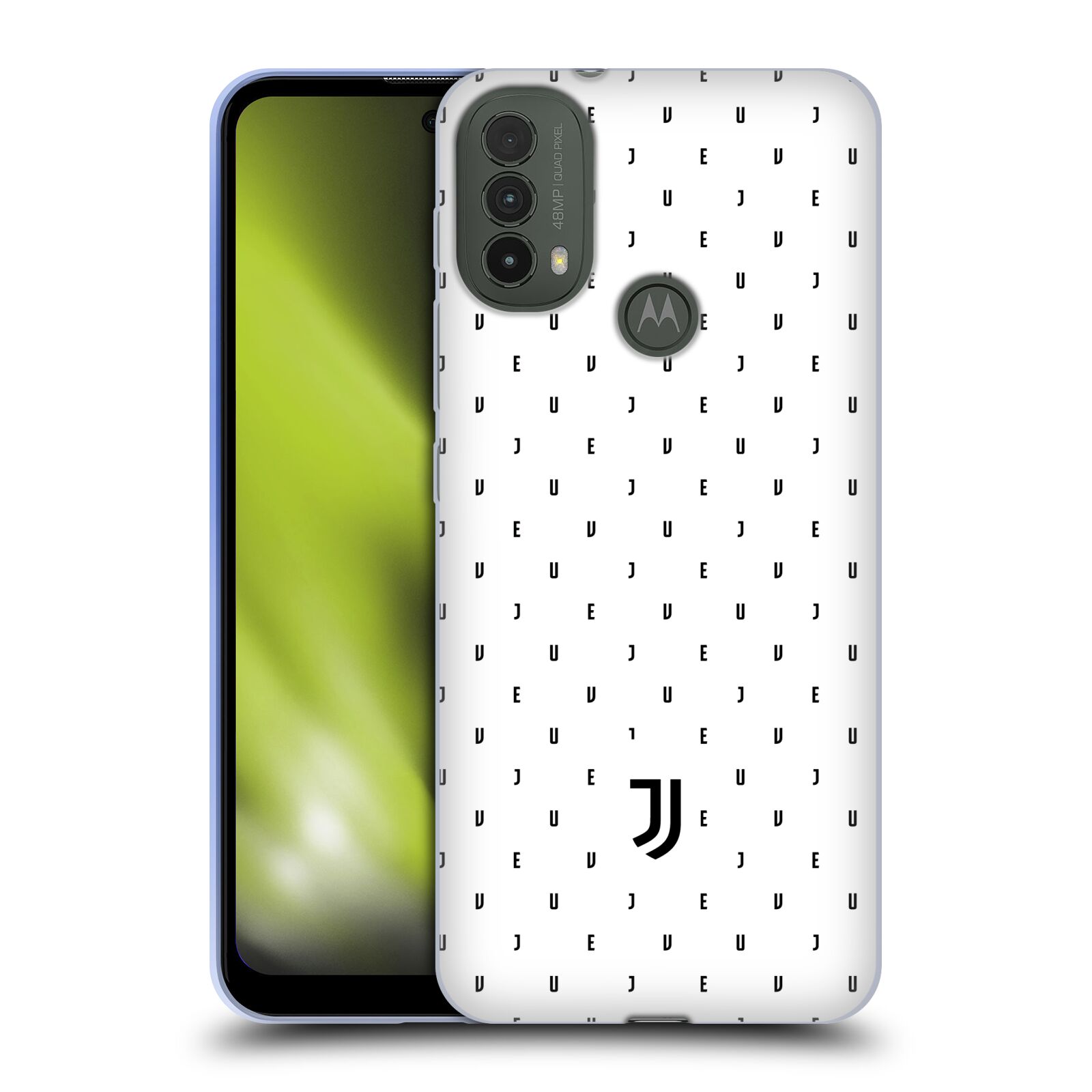 Silikonové pouzdro na mobil Motorola Moto E40 - Head Case - Juventus FC - Nové logo - Decentní