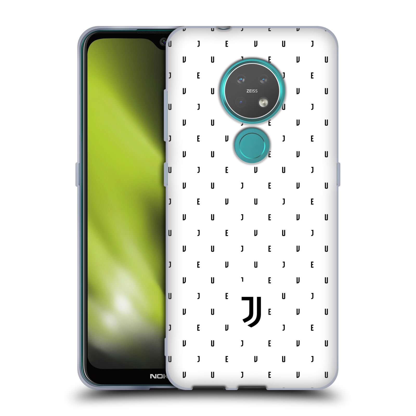 Silikonové pouzdro na mobil Nokia 7.2 - Head Case - Juventus FC - Nové logo - Decentní