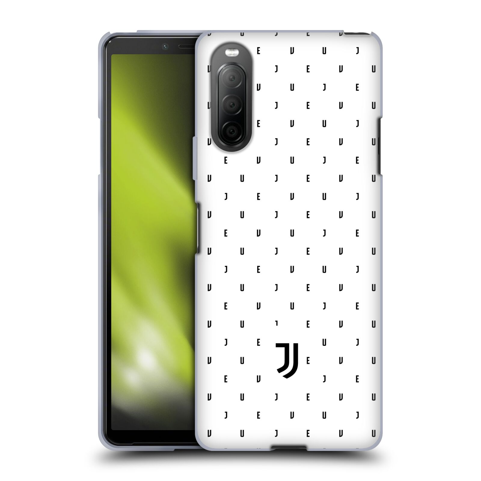 Silikonové pouzdro na mobil Sony Xperia 10 II - Head Case - Juventus FC - Nové logo - Decentní