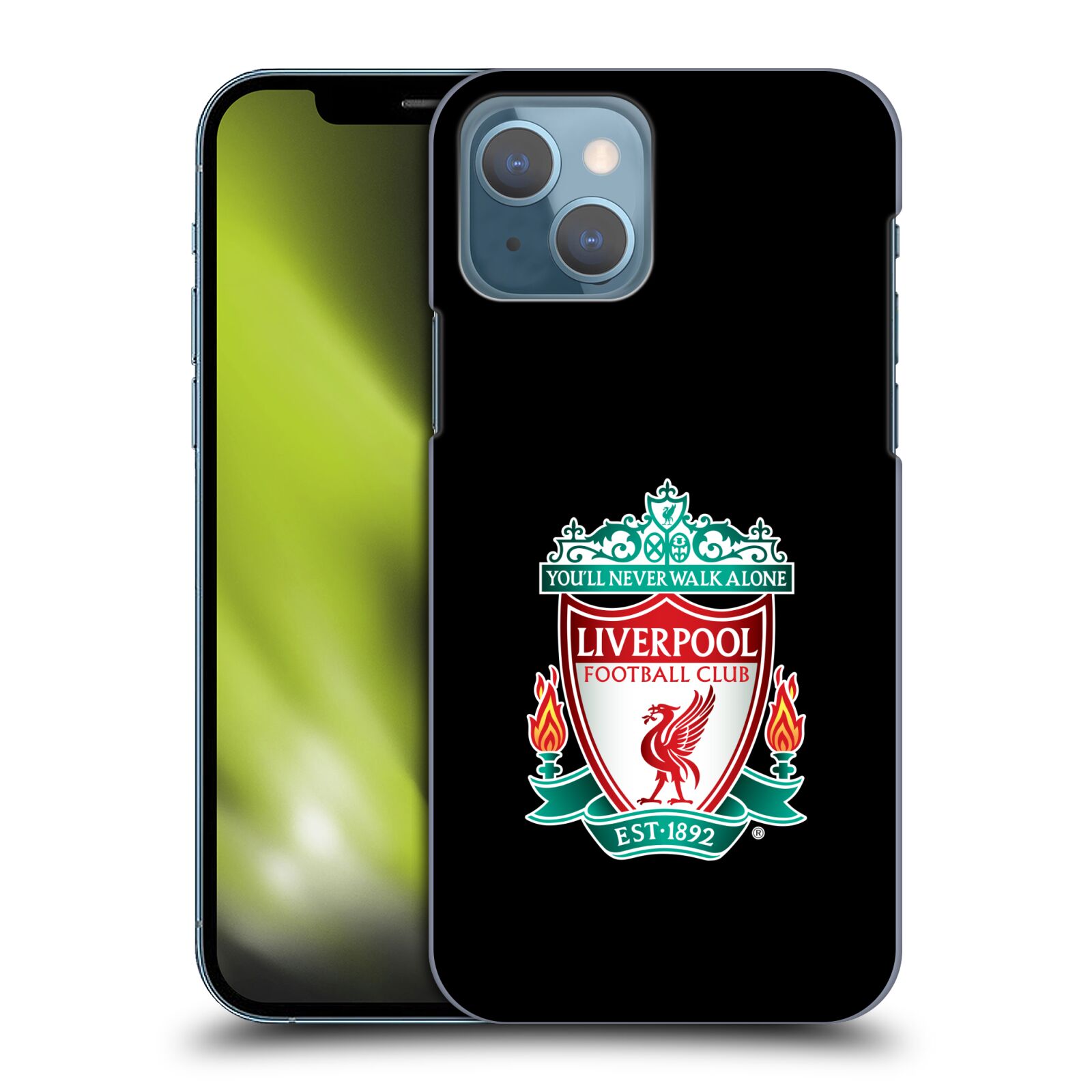 Plastové pouzdro na mobil Apple iPhone 13 - Head Case - ZNAK LIVERPOOL FC OFFICIAL BLACK