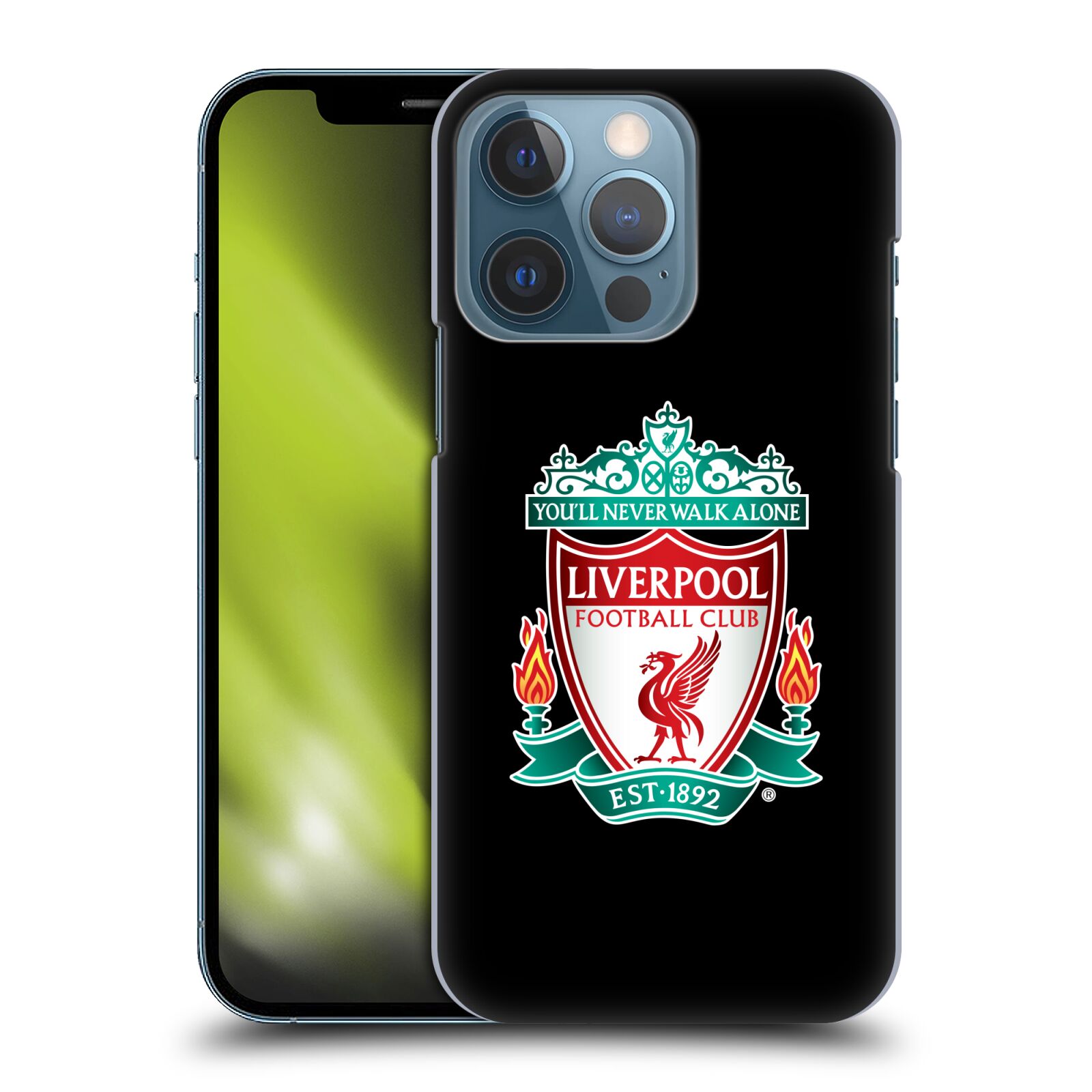 Plastové pouzdro na mobil Apple iPhone 13 Pro - Head Case - ZNAK LIVERPOOL FC OFFICIAL BLACK