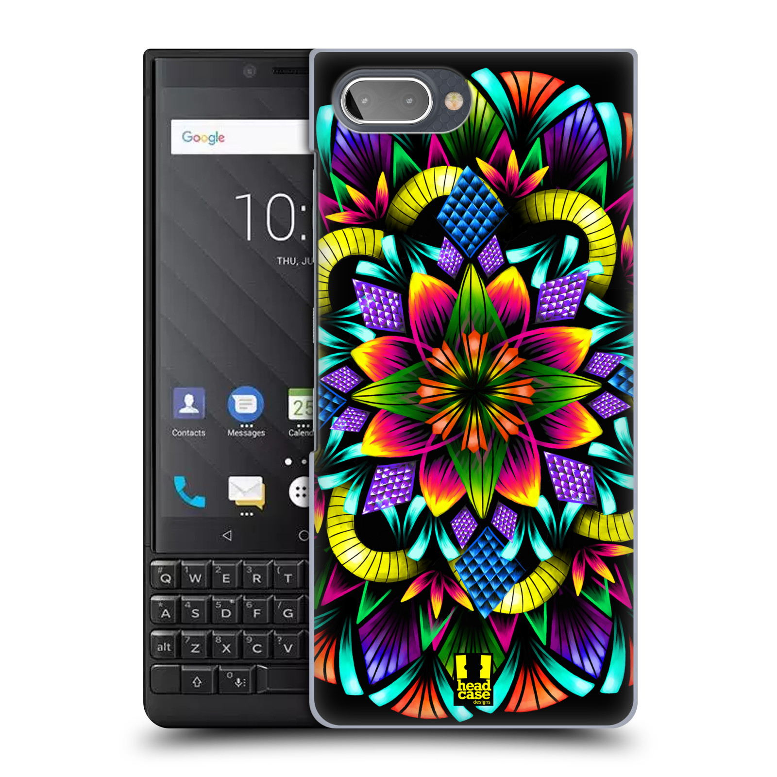 Plastové pouzdro na mobil Blackberry Key 2 - Head Case - Květina mandala