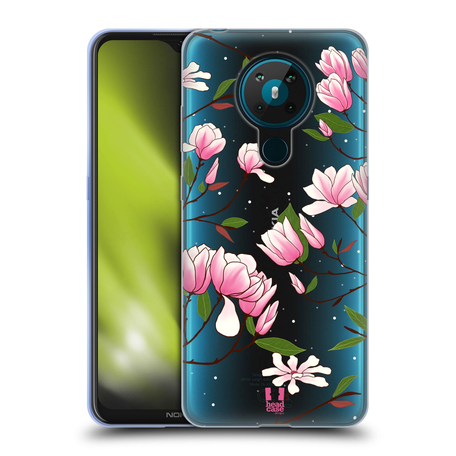 Silikonové pouzdro na mobil Nokia 5.3 - Head Case - Růžovoučké květy