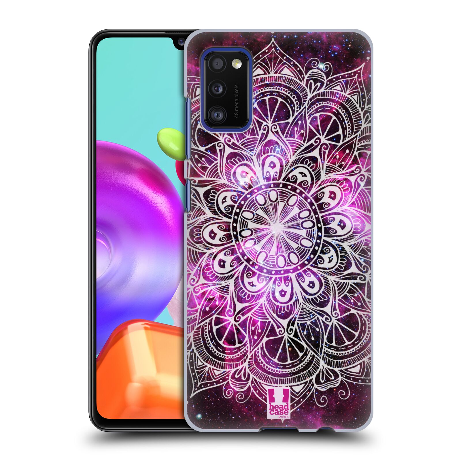 Plastové pouzdro na mobil Samsung Galaxy A41 - Head Case - Mandala Doodle Nebula (Plastový kryt, pouzdro, obal na mobilní telefon Samsung Galaxy A41 A415F Dual SIM s motivem Mandala Doodle Nebula)