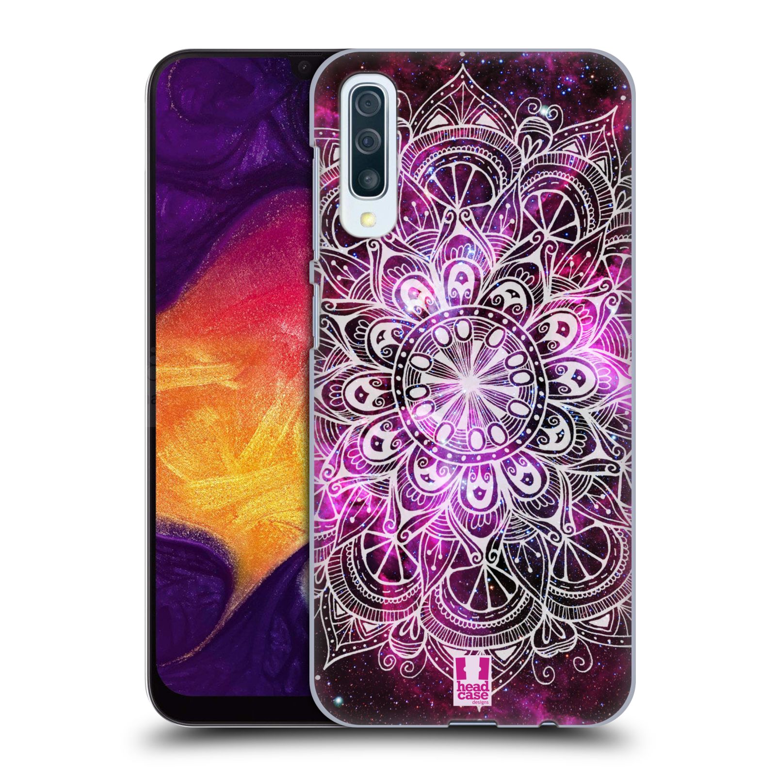 Plastové pouzdro na mobil Samsung Galaxy A50 / A30s - Head Case - Mandala Doodle Nebula (Plastový kryt, pouzdro, obal na mobilní telefon Samsung Galaxy A50 / A30s z roku 2019 s motivem Mandala Doodle Nebula)