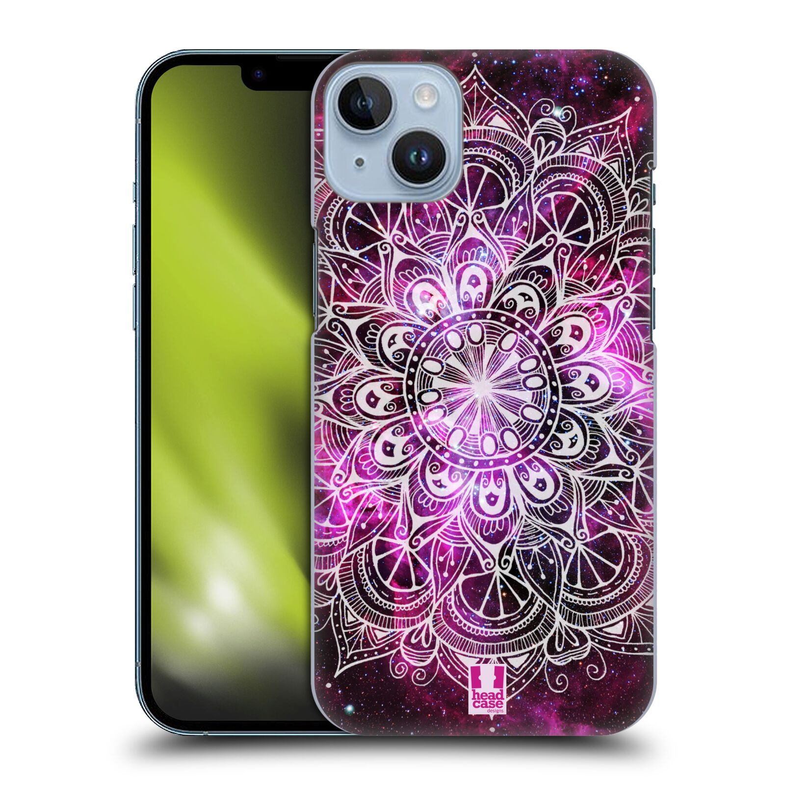Plastové pouzdro na mobil Apple iPhone 14 Plus - Head Case - Mandala Doodle Nebula
