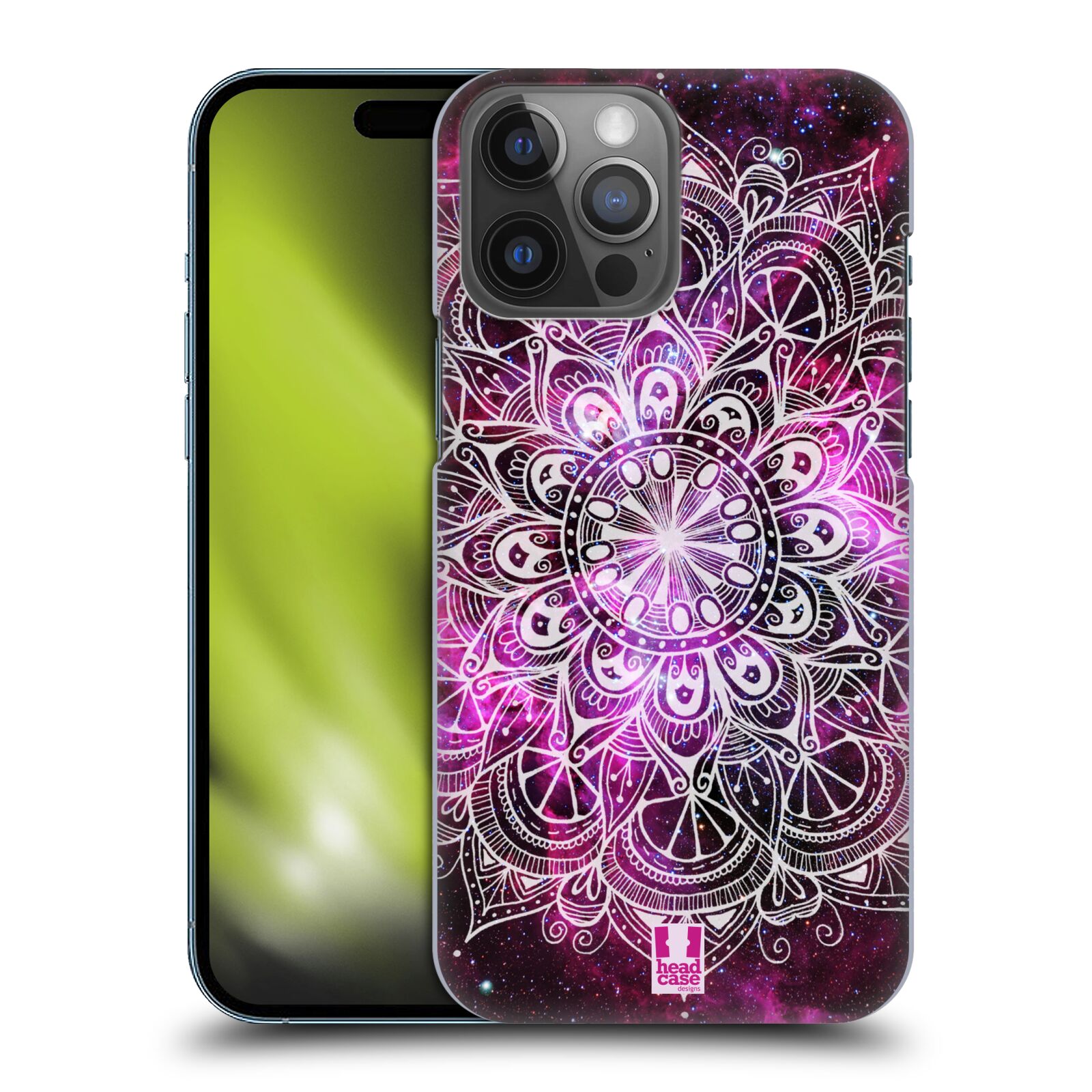 Plastové pouzdro na mobil Apple iPhone 14 Pro Max - Head Case - Mandala Doodle Nebula