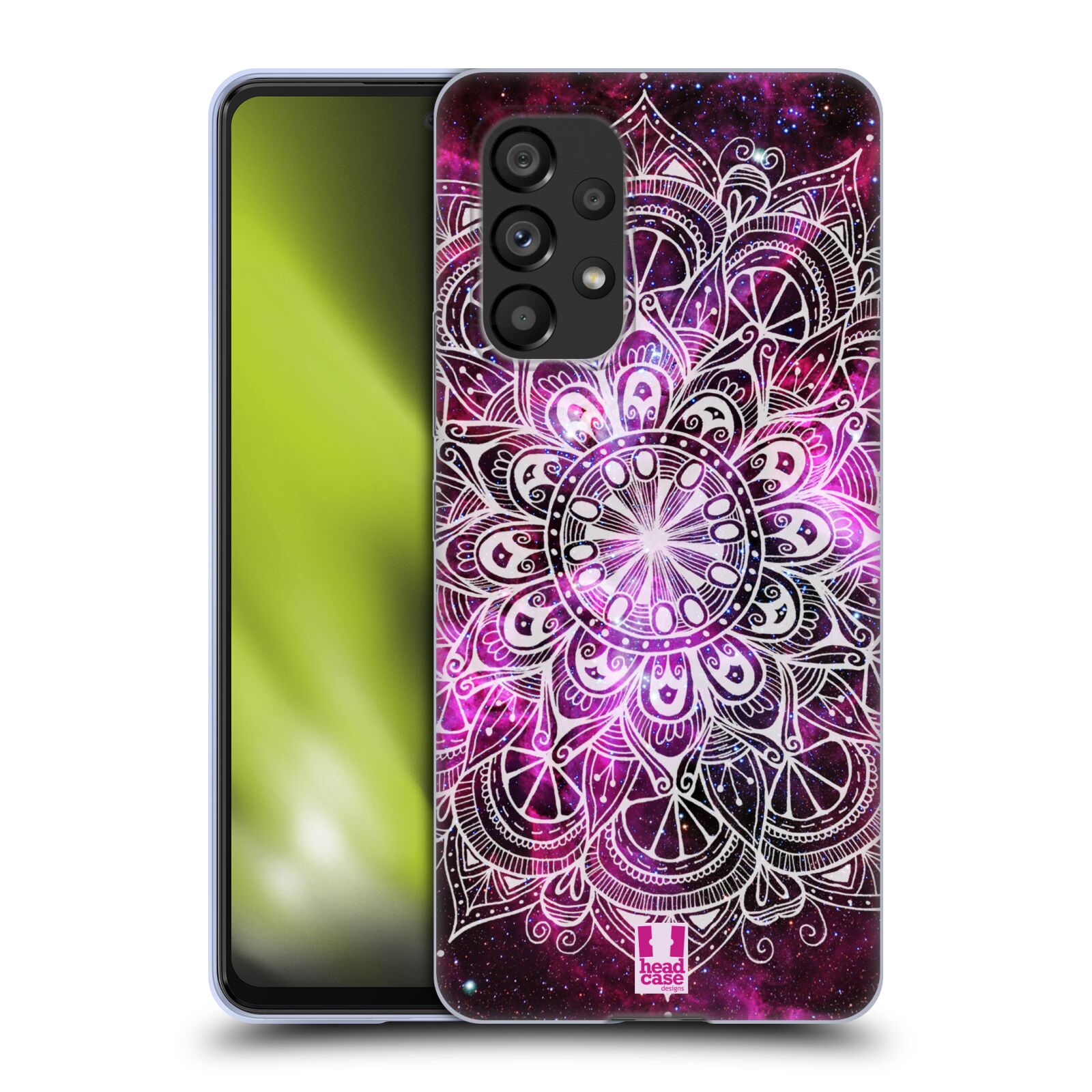 Silikonové pouzdro na mobil Samsung Galaxy A53 5G - Head Case - Mandala Doodle Nebula (Silikonový kryt, obal, pouzdro na mobilní telefon Samsung Galaxy A53 5G s motivem Mandala Doodle Nebula)