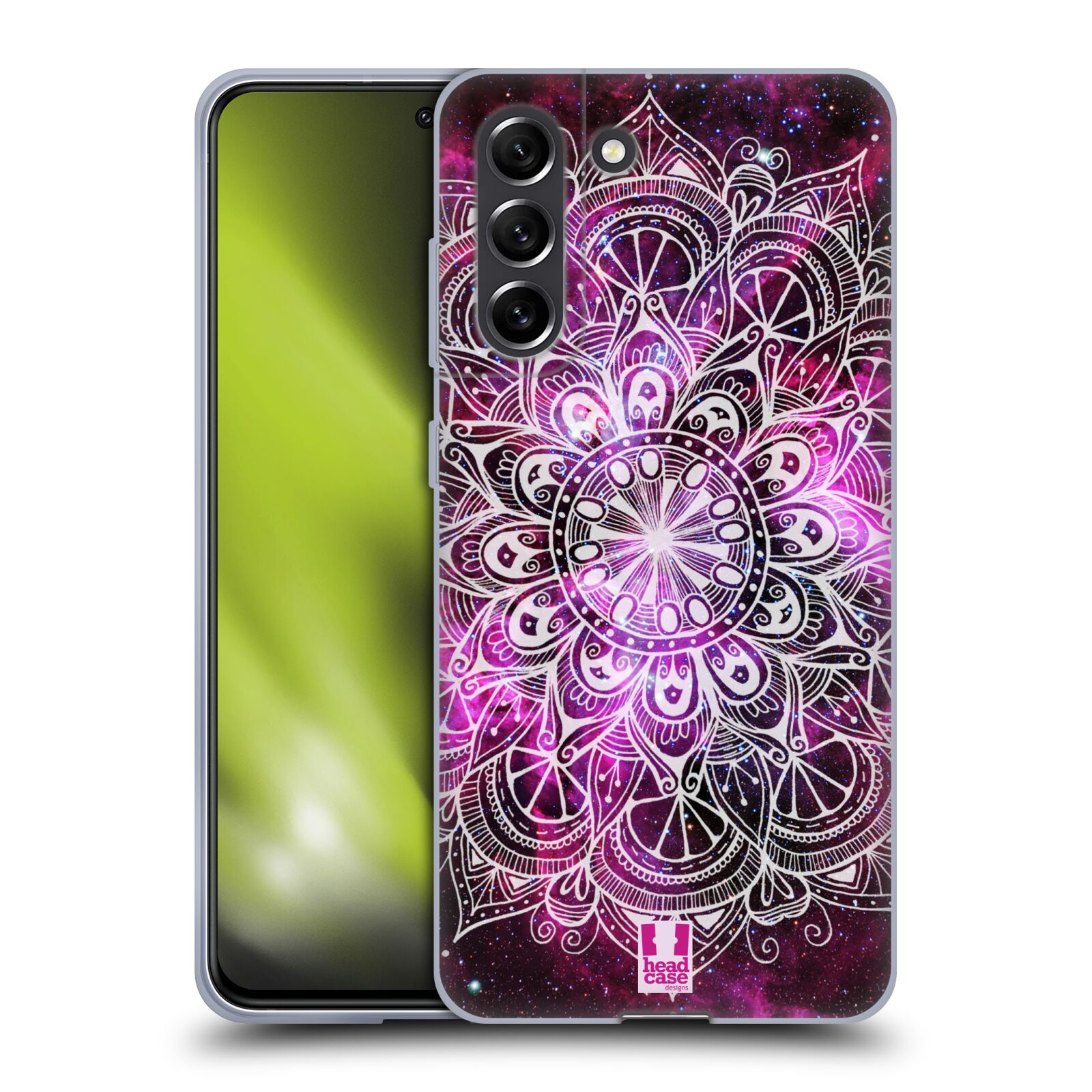 Silikonové pouzdro na mobil Samsung Galaxy S21 FE 5G - Head Case - Mandala Doodle Nebula (Silikonový kryt, obal, pouzdro na mobilní telefon Samsung Galaxy S21 FE 5G s motivem Mandala Doodle Nebula)
