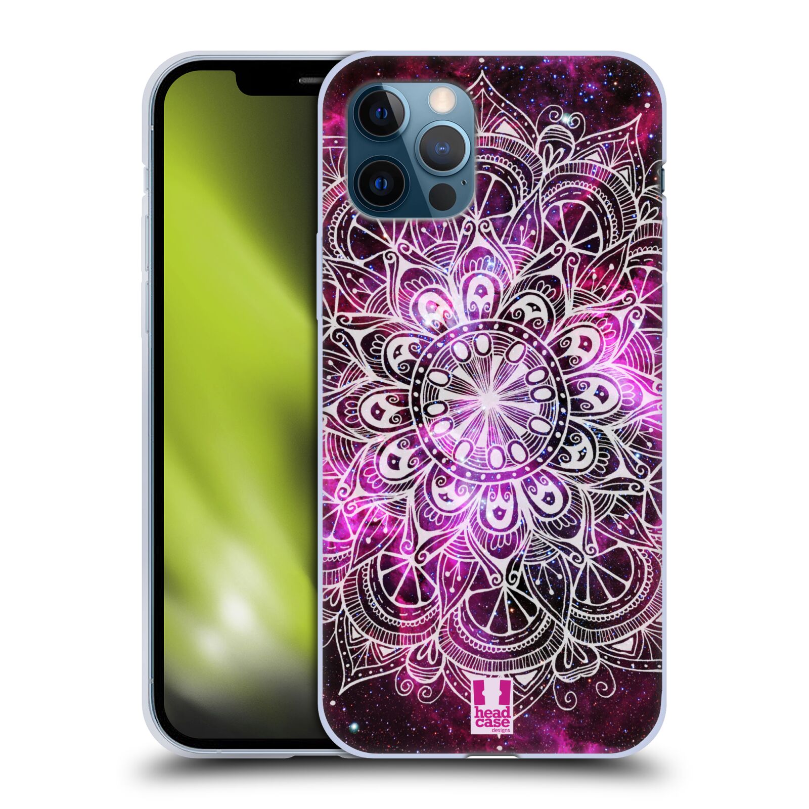 Silikonové pouzdro na mobil Apple iPhone 12 / 12 Pro - Head Case - Mandala Doodle Nebula