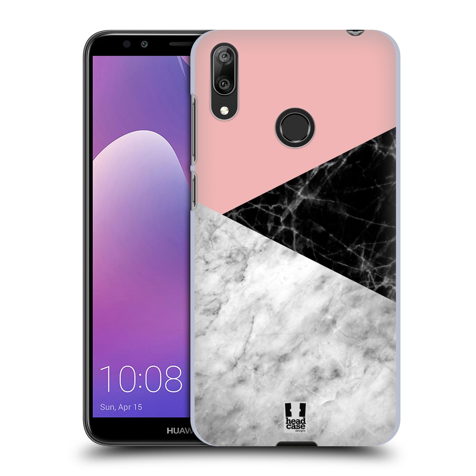Plastové pouzdro na mobil Huawei Y7 (2019) - Head Case - Mramor mix