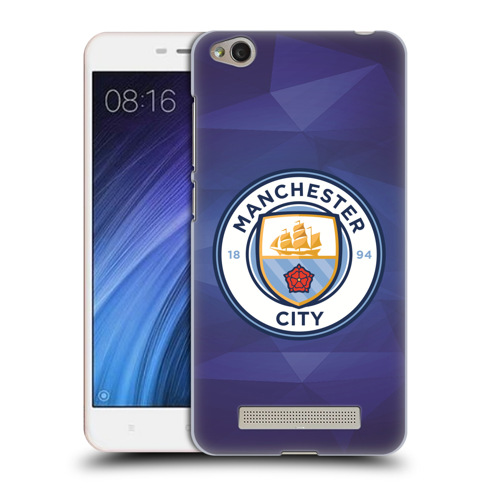 Plastové pouzdro na mobil Xiaomi Redmi 4A HEAD CASE Manchester City FC - Modré nové logo (Plastový kryt či obal na mobilní telefon licencovaným motivem Manchester City FC pro Xiaomi Redmi 4A)