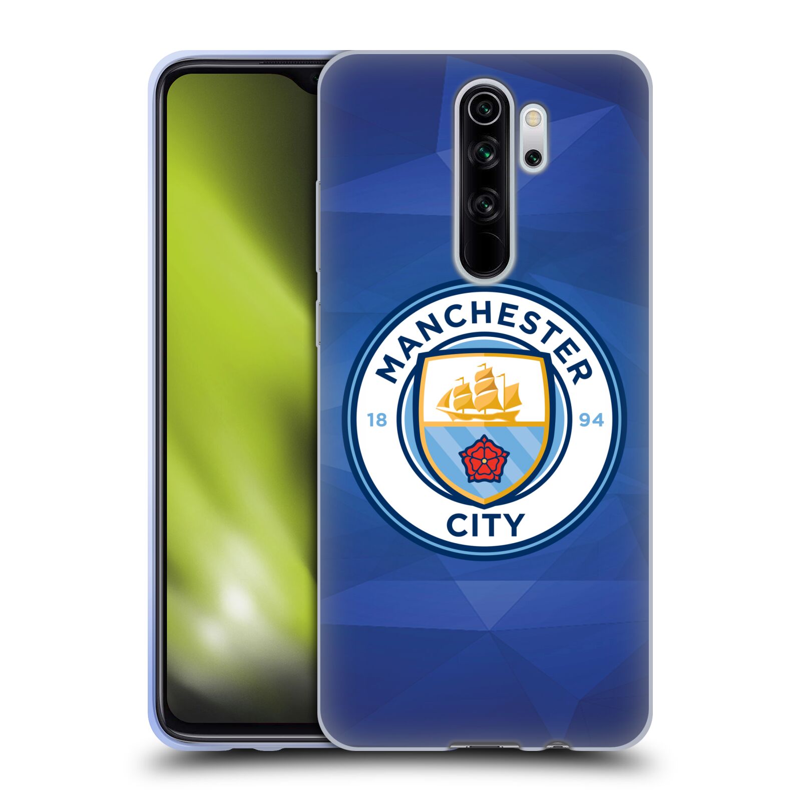 Silikonové pouzdro na mobil Xiaomi Redmi Note 8 Pro - Head Case - Manchester City FC - Modré nové logo