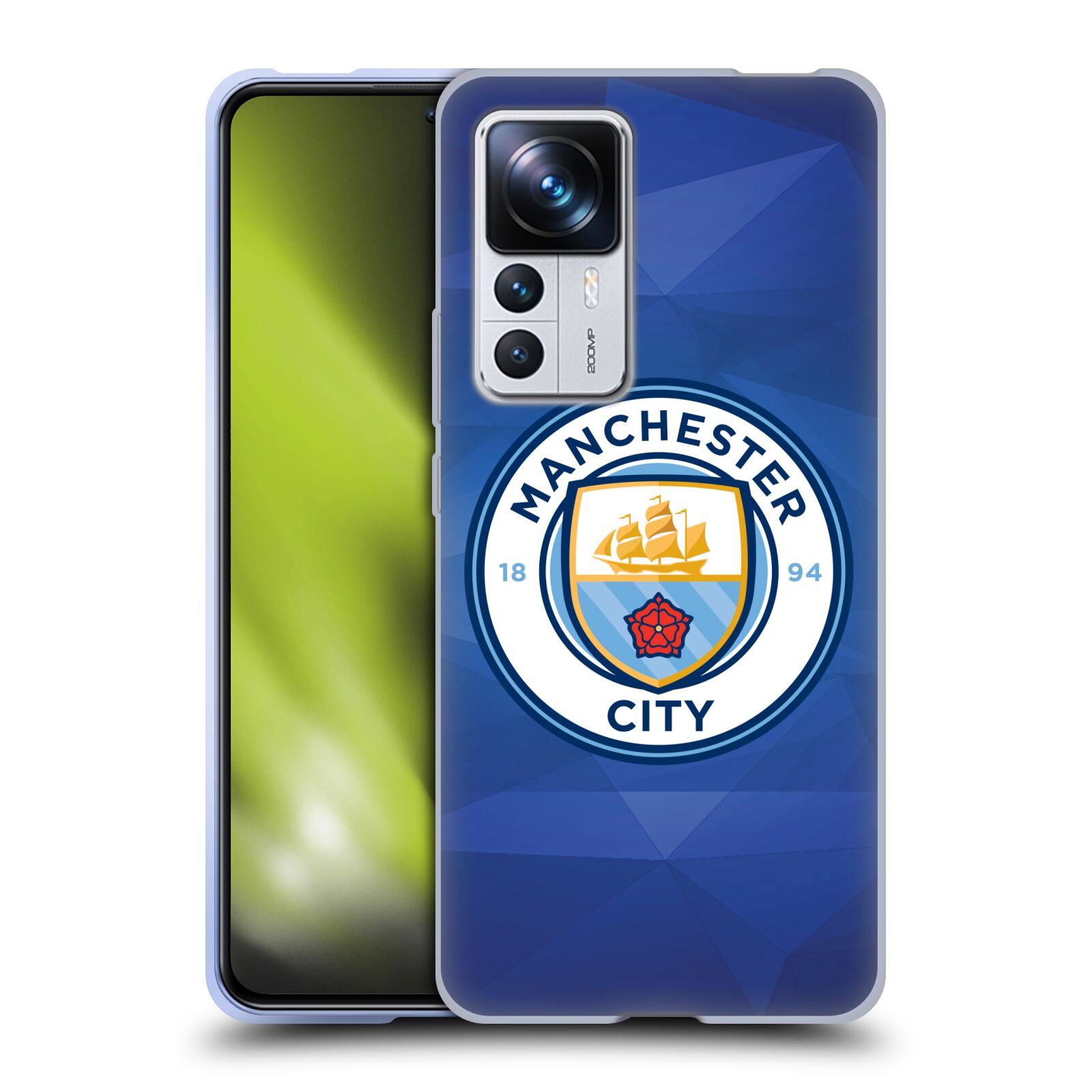 Silikonové pouzdro na mobil Xiaomi 12T / 12T Pro - Head Case - Manchester City FC - Modré nové logo (Silikonový kryt, obal, pouzdro na mobilní telefon Xiaomi 12T / 12T Pro s motivem Manchester City FC - Modré nové logo)