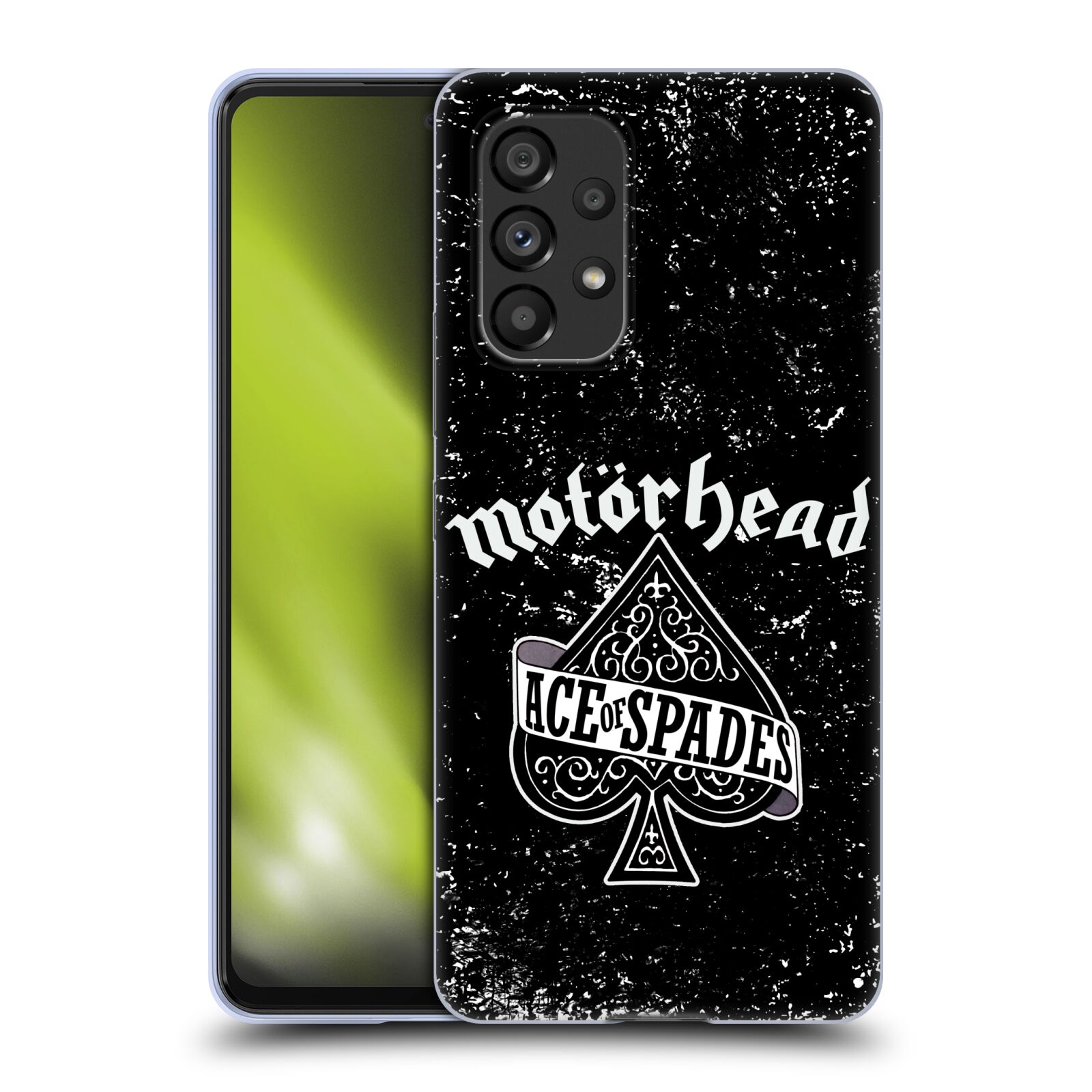 Silikonové pouzdro na mobil Samsung Galaxy A53 5G - Motörhead - Ace Of Spades (Silikonový kryt, obal, pouzdro na mobilní telefon Samsung Galaxy A53 5G s licencovaným motivem Motörhead - Ace Of Spades)