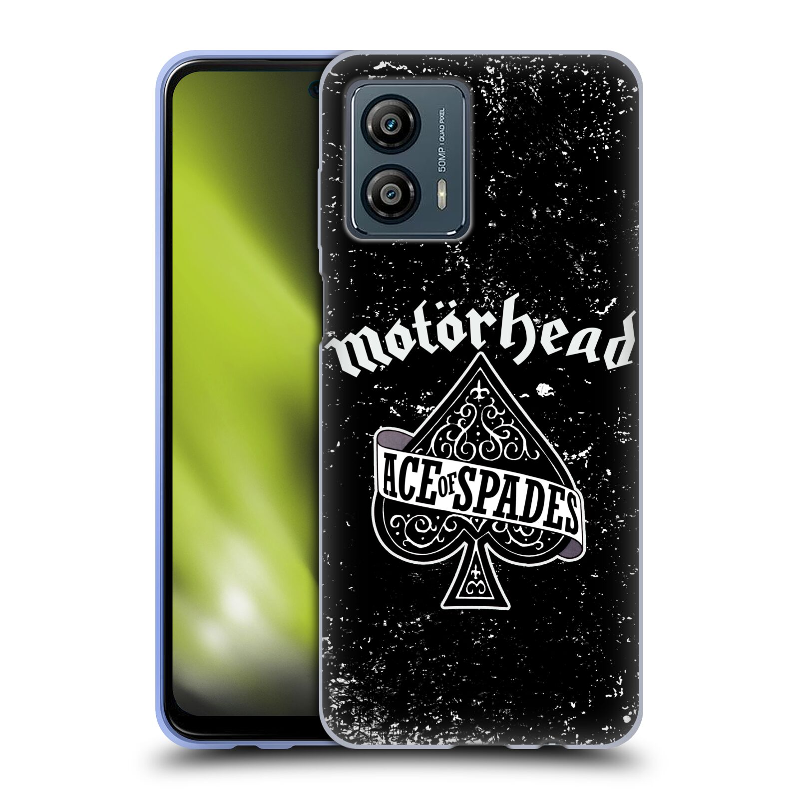 Silikonové pouzdro na mobil Motorola Moto G53 5G - Motörhead - Ace Of Spades (Silikonový kryt, obal, pouzdro na mobilní telefon Motorola Moto G53 5G s licencovaným motivem Motörhead - Ace Of Spades)