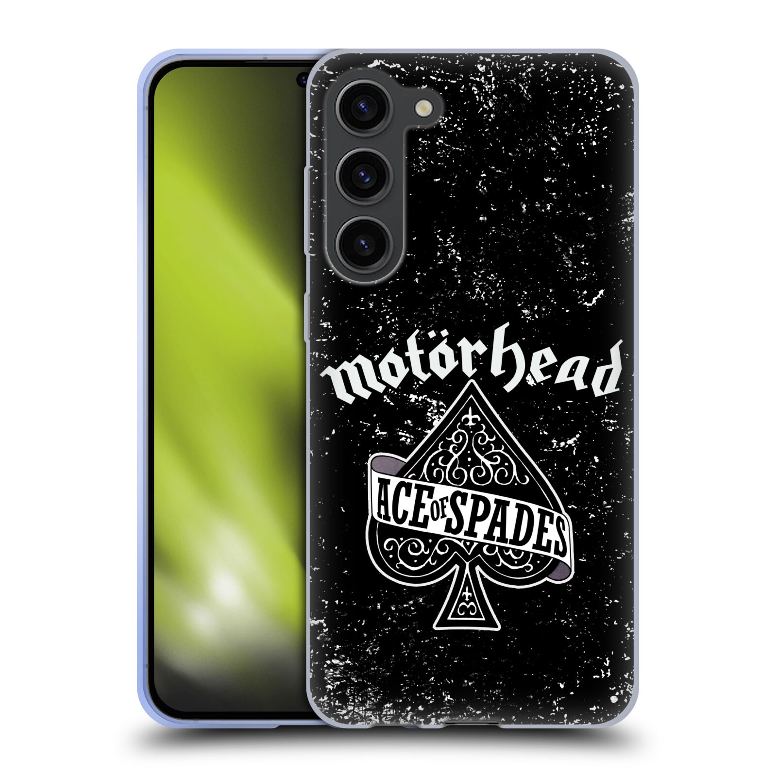 Silikonové pouzdro na mobil Samsung Galaxy S23 Plus - Motörhead - Ace Of Spades (Silikonový kryt, obal, pouzdro na mobilní telefon Samsung Galaxy S23 Plus s licencovaným motivem Motörhead - Ace Of Spades)