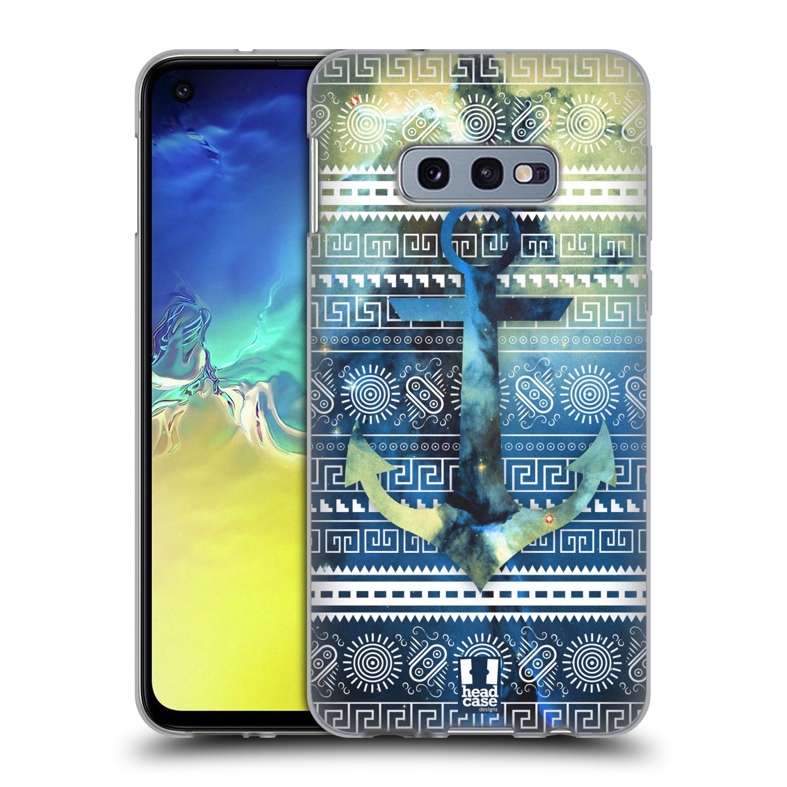 Silikonové pouzdro na mobil Samsung Galaxy S10e - Head Case - NEBULA KOTVA (Silikonový kryt, obal, pouzdro na mobilní telefon Samsung Galaxy S10e SM-G970 s motivem NEBULA KOTVA)
