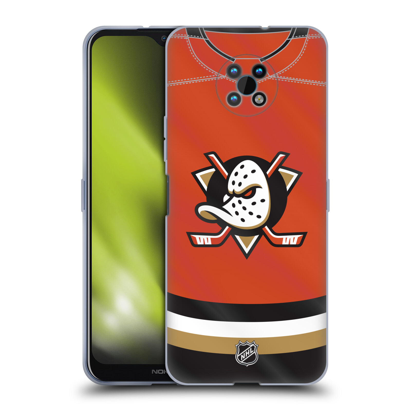 Silikonové pouzdro na mobil Nokia G50 5G - NHL - Dres Anaheim Ducks