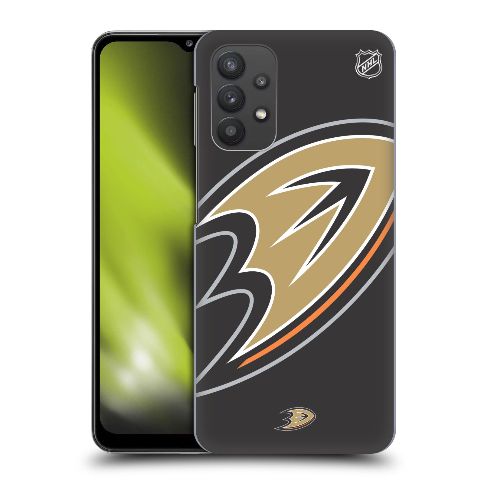 Plastové pouzdro na mobil Samsung Galaxy A32 5G - NHL - Velké logo Anaheim Ducks