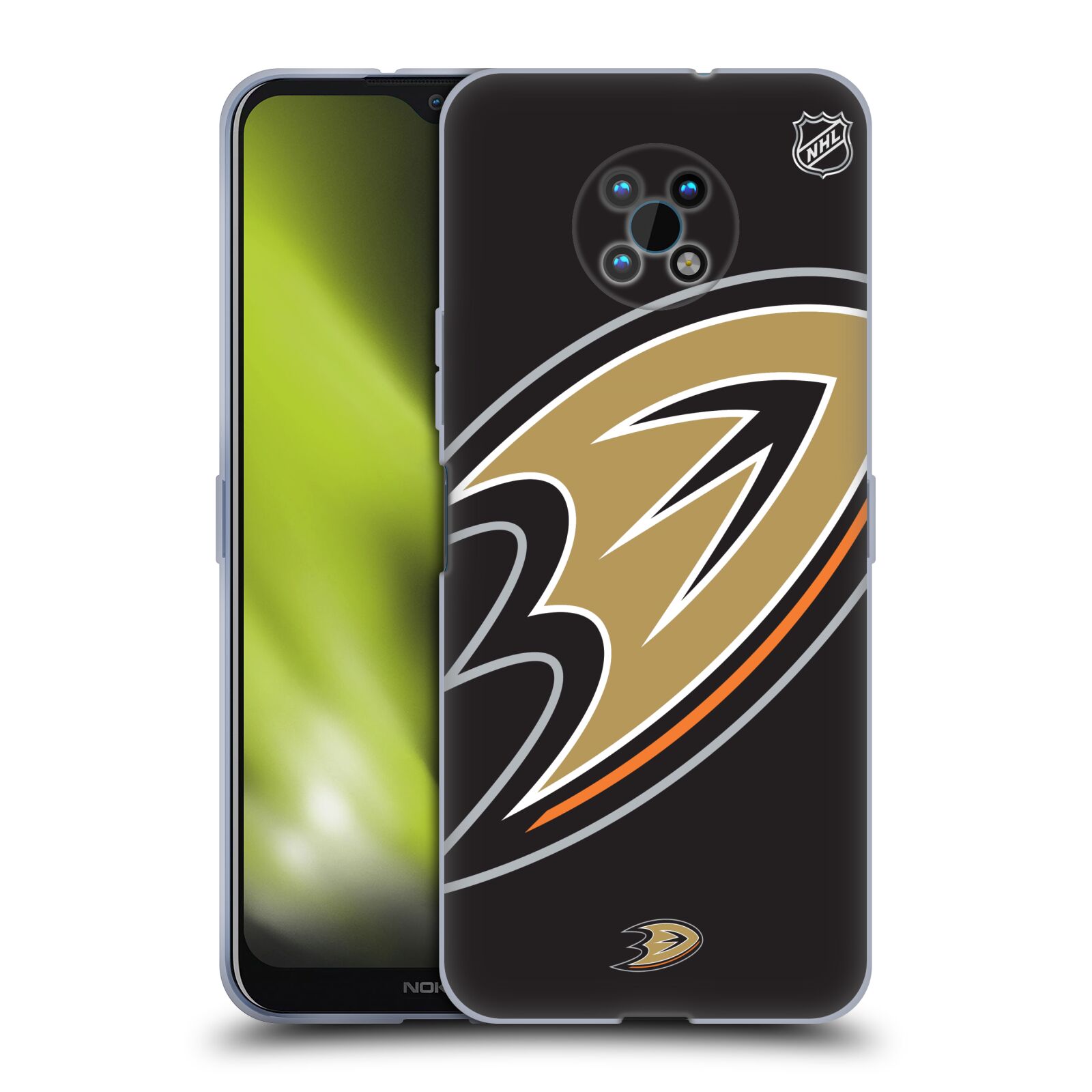 Silikonové pouzdro na mobil Nokia G50 5G - NHL - Velké logo Anaheim Ducks
