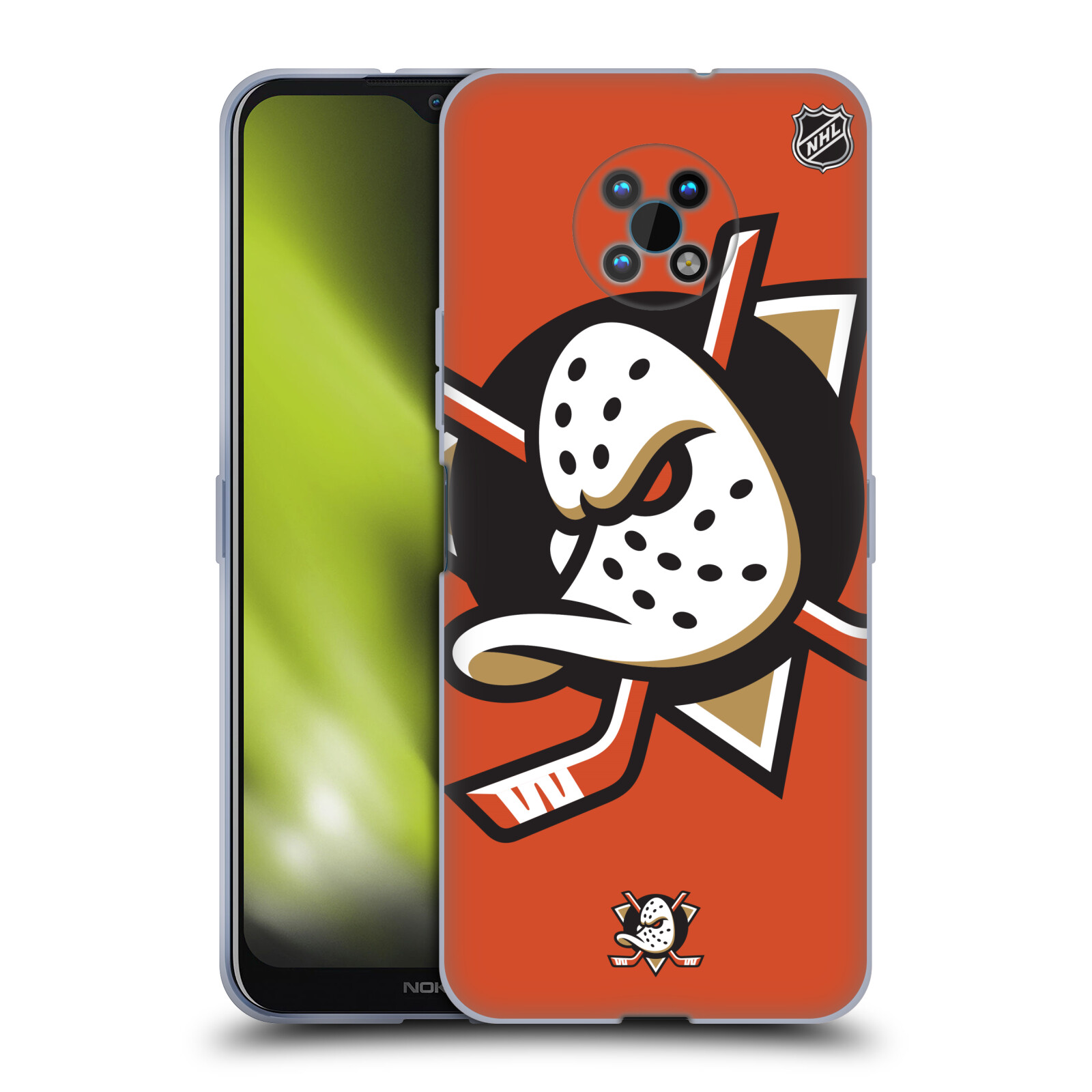 Silikonové pouzdro na mobil Nokia G50 5G - NHL - Velké logo Anaheim Ducks