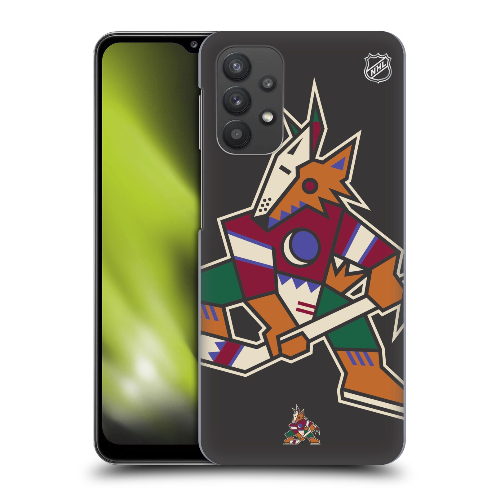 Plastové pouzdro na mobil Samsung Galaxy A32 5G - NHL - Velké logo Arizona Coyotes