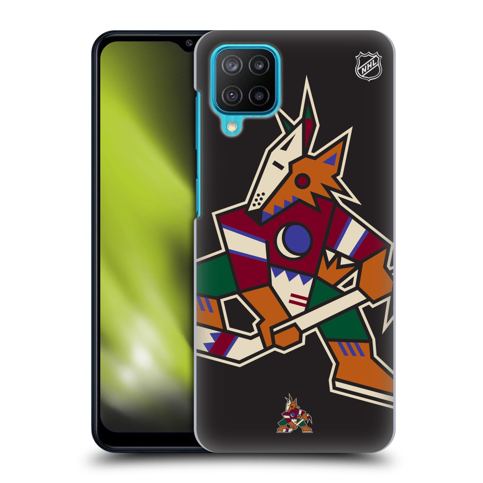 Plastové pouzdro na mobil Samsung Galaxy M12 - NHL - Velké logo Arizona Coyotes