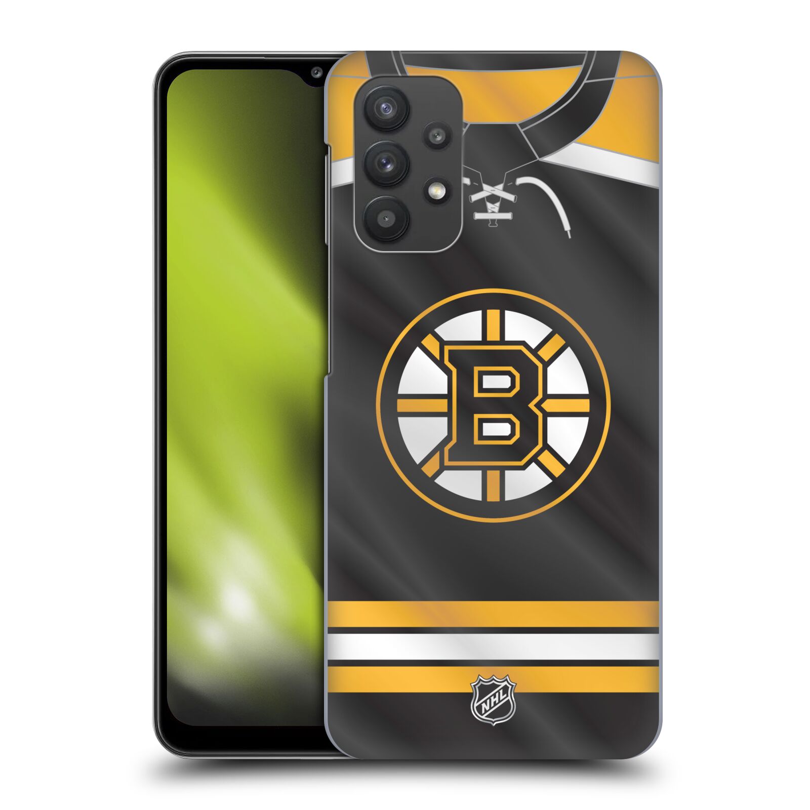 Plastové pouzdro na mobil Samsung Galaxy A32 5G - NHL - Dres Boston Bruins