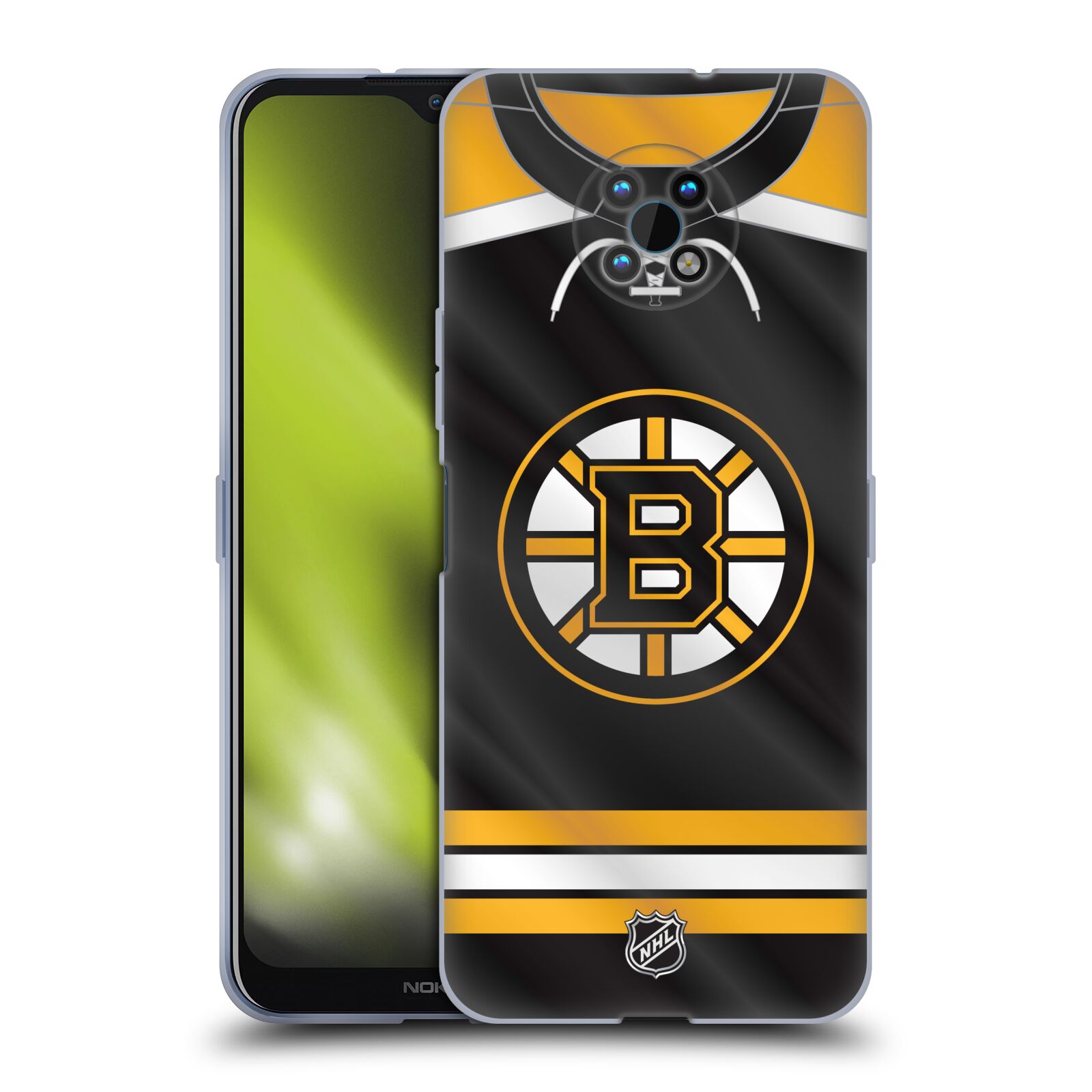 Silikonové pouzdro na mobil Nokia G50 5G - NHL - Dres Boston Bruins