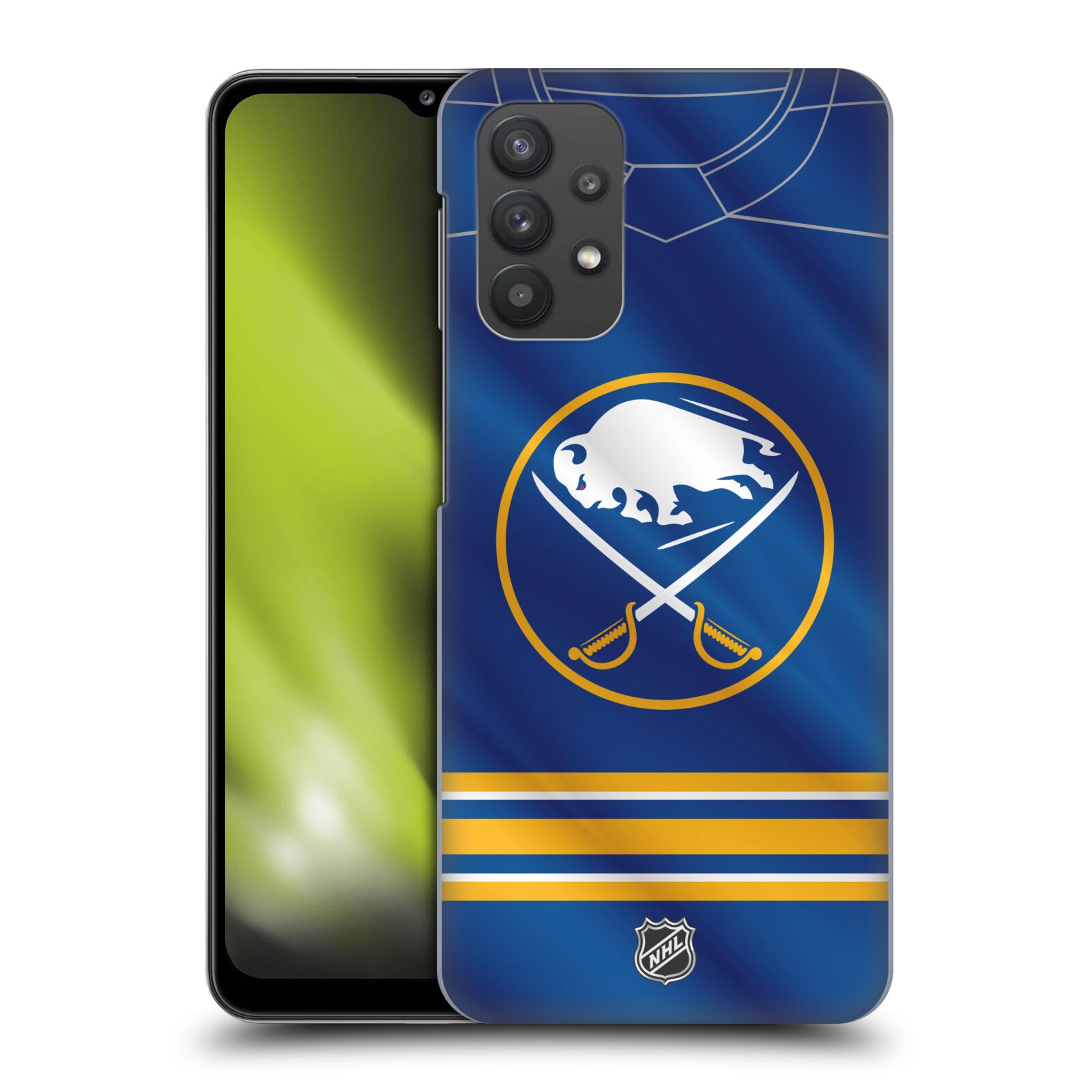 Plastové pouzdro na mobil Samsung Galaxy A32 5G - NHL - Dres Buffalo Sabres