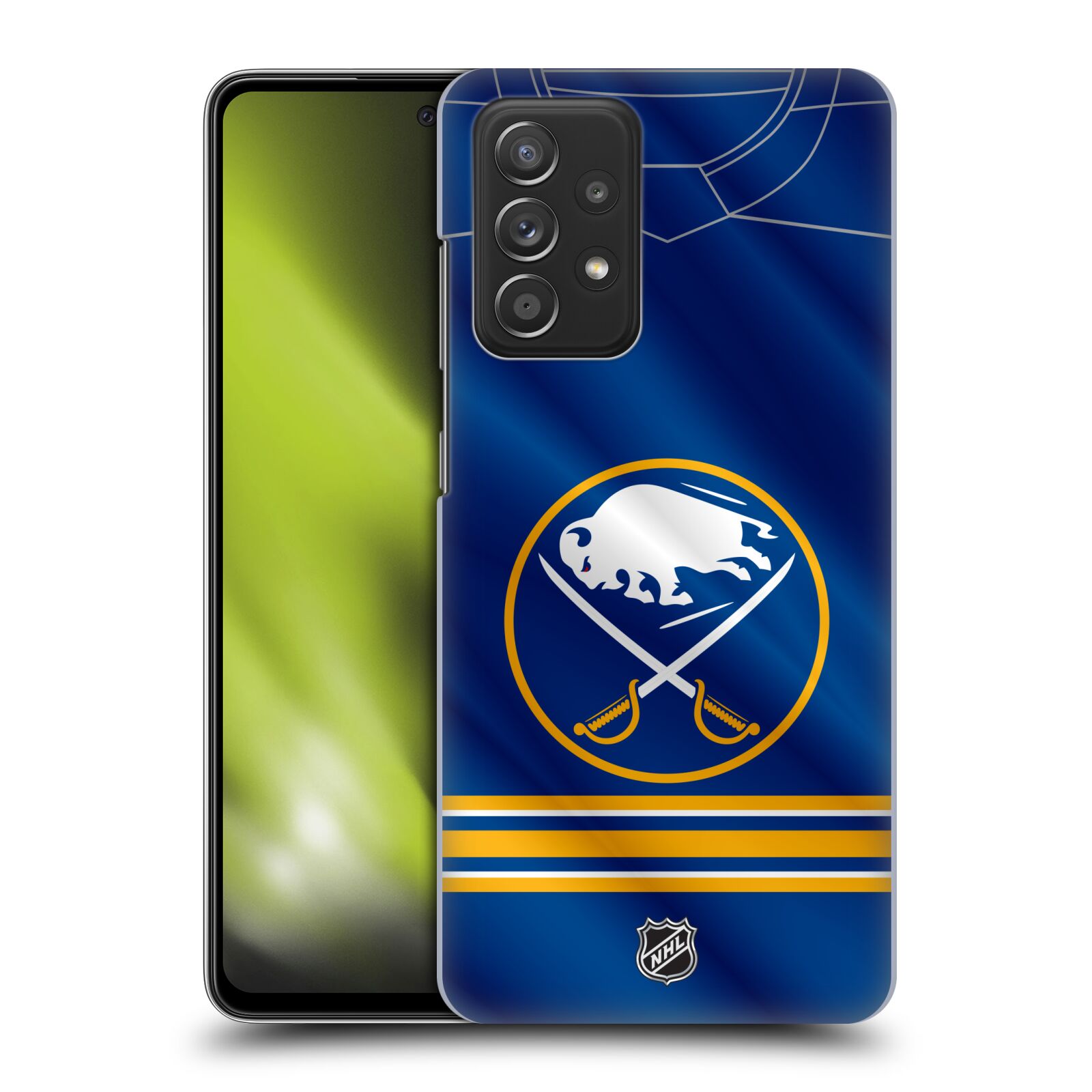 Plastové pouzdro na mobil Samsung Galaxy A52 / A52 5G / A52s 5G - NHL - Dres Buffalo Sabres
