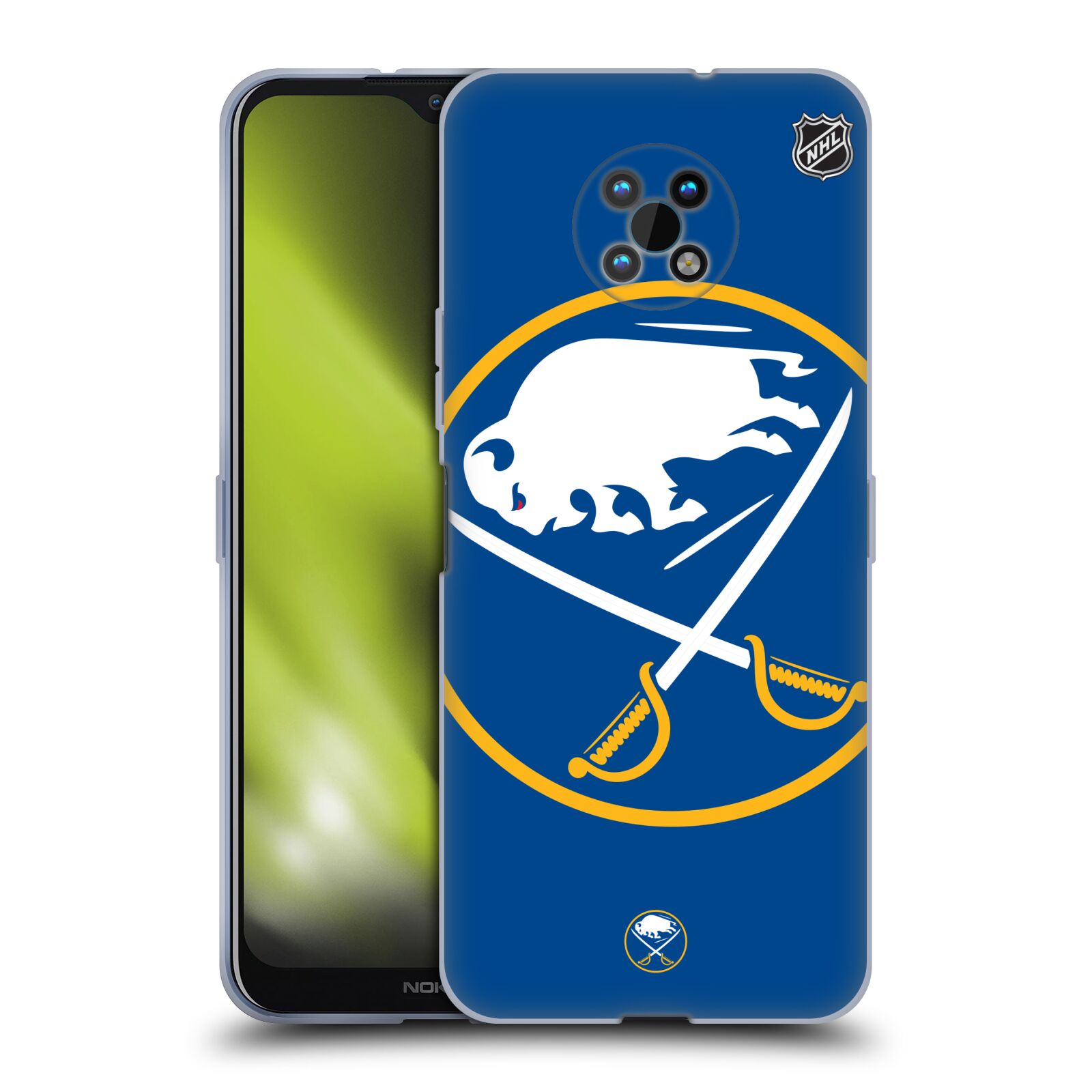 Silikonové pouzdro na mobil Nokia G50 5G - NHL - Velké logo Buffalo Sabres